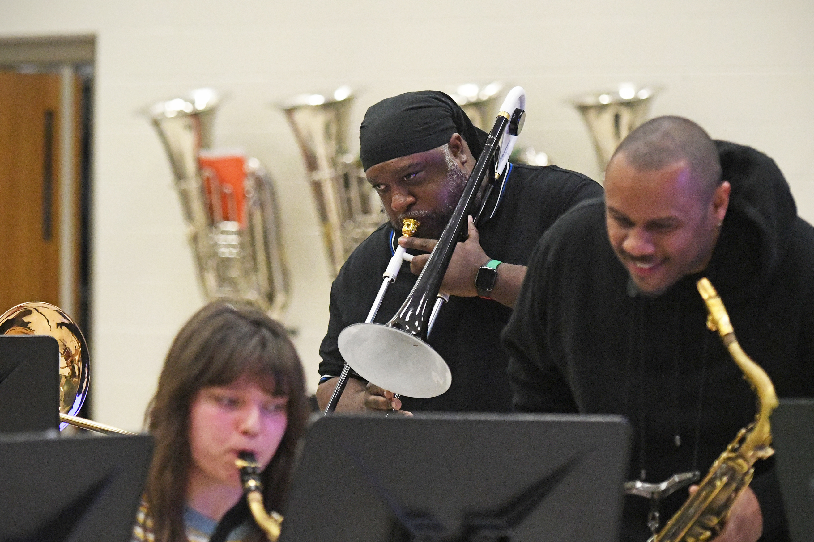 World-famous brass trio shares experiences, jams with Bemidji High School jazz band - Vimarsana News