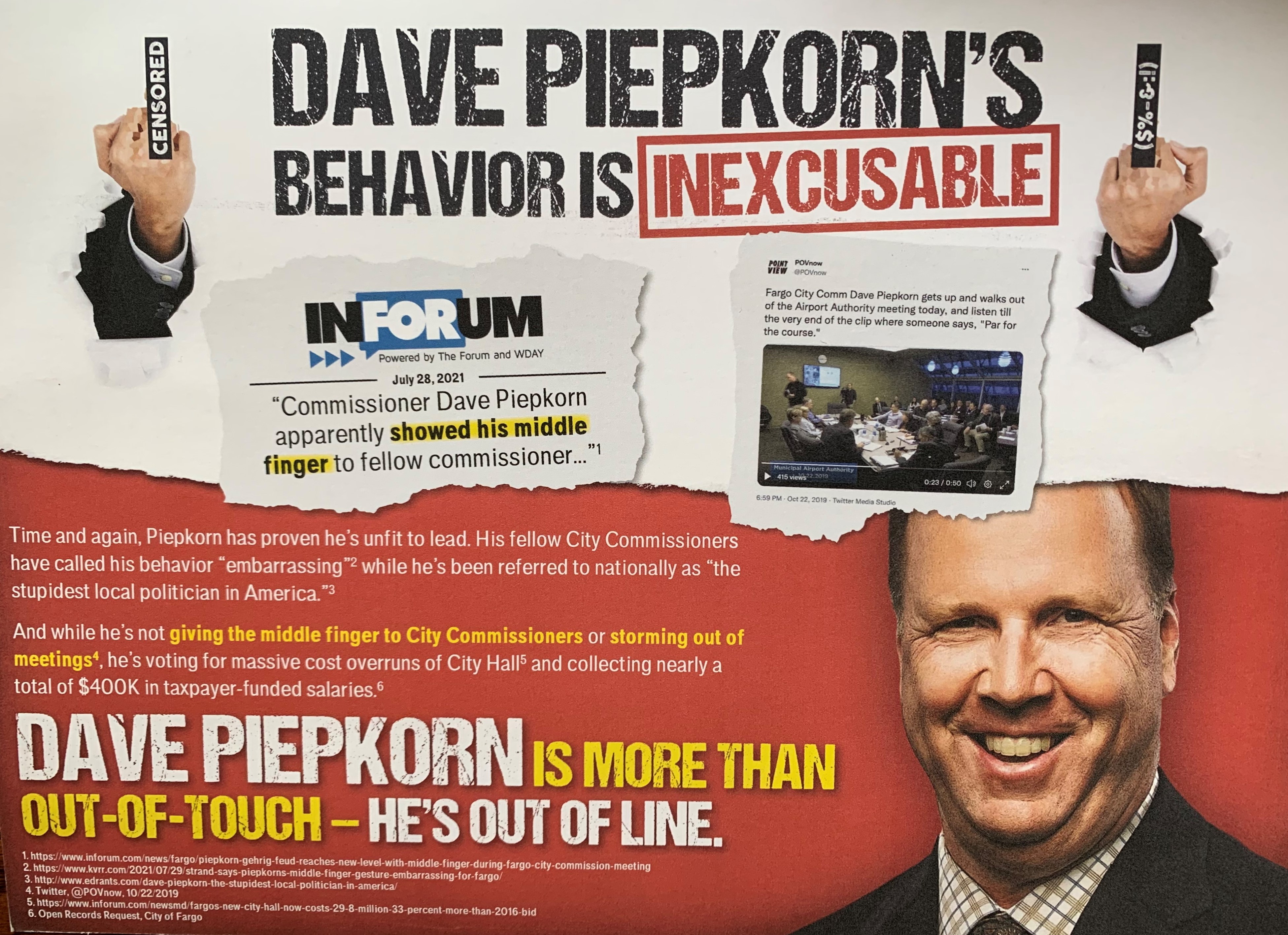 Port: Dave Piepkorn, his middle finger, and why we need to stop feeding the trolls - Vimarsana News
