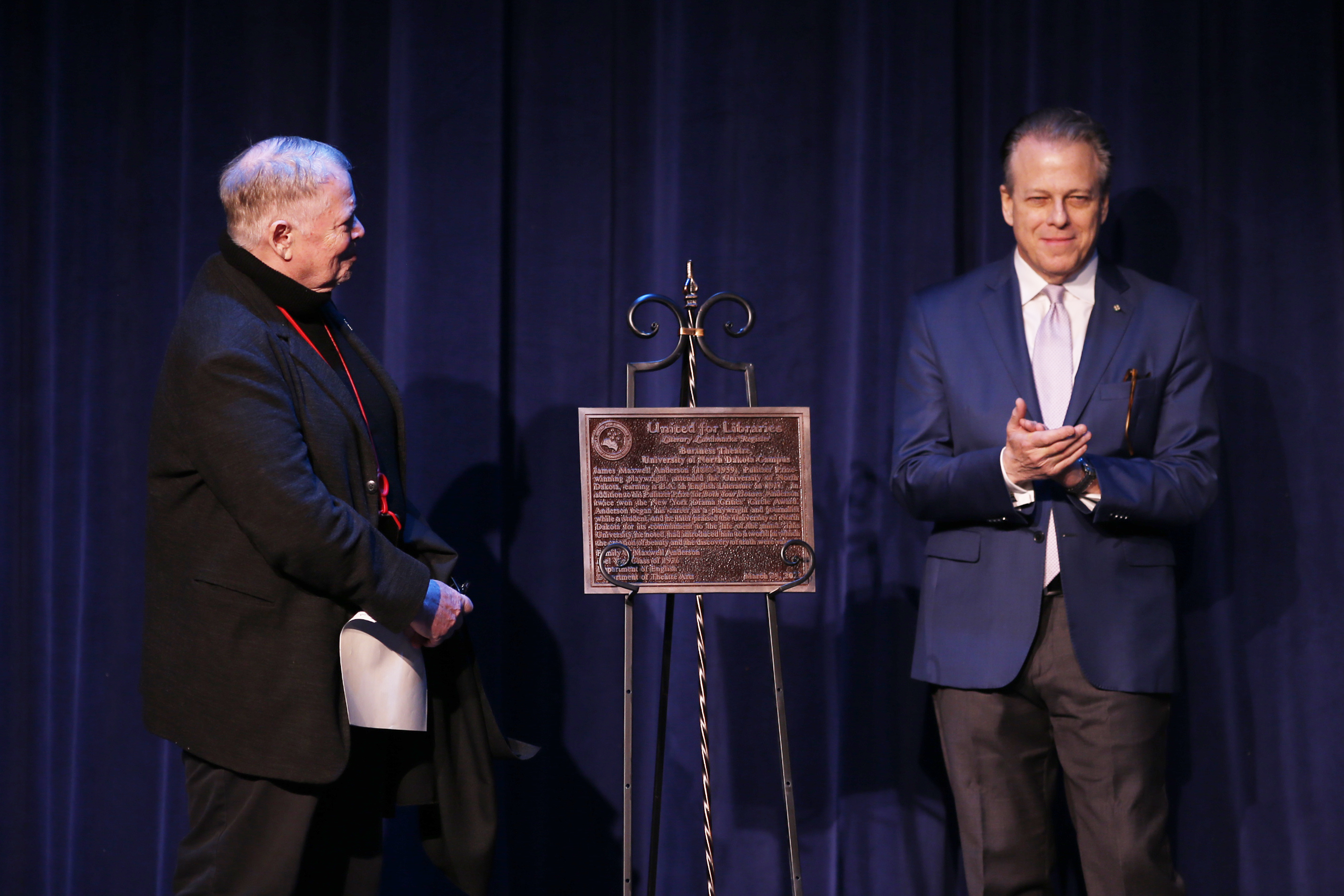 North Dakota's first Literary Landmark dedicated to Maxwell Anderson at UND - Vimarsana News