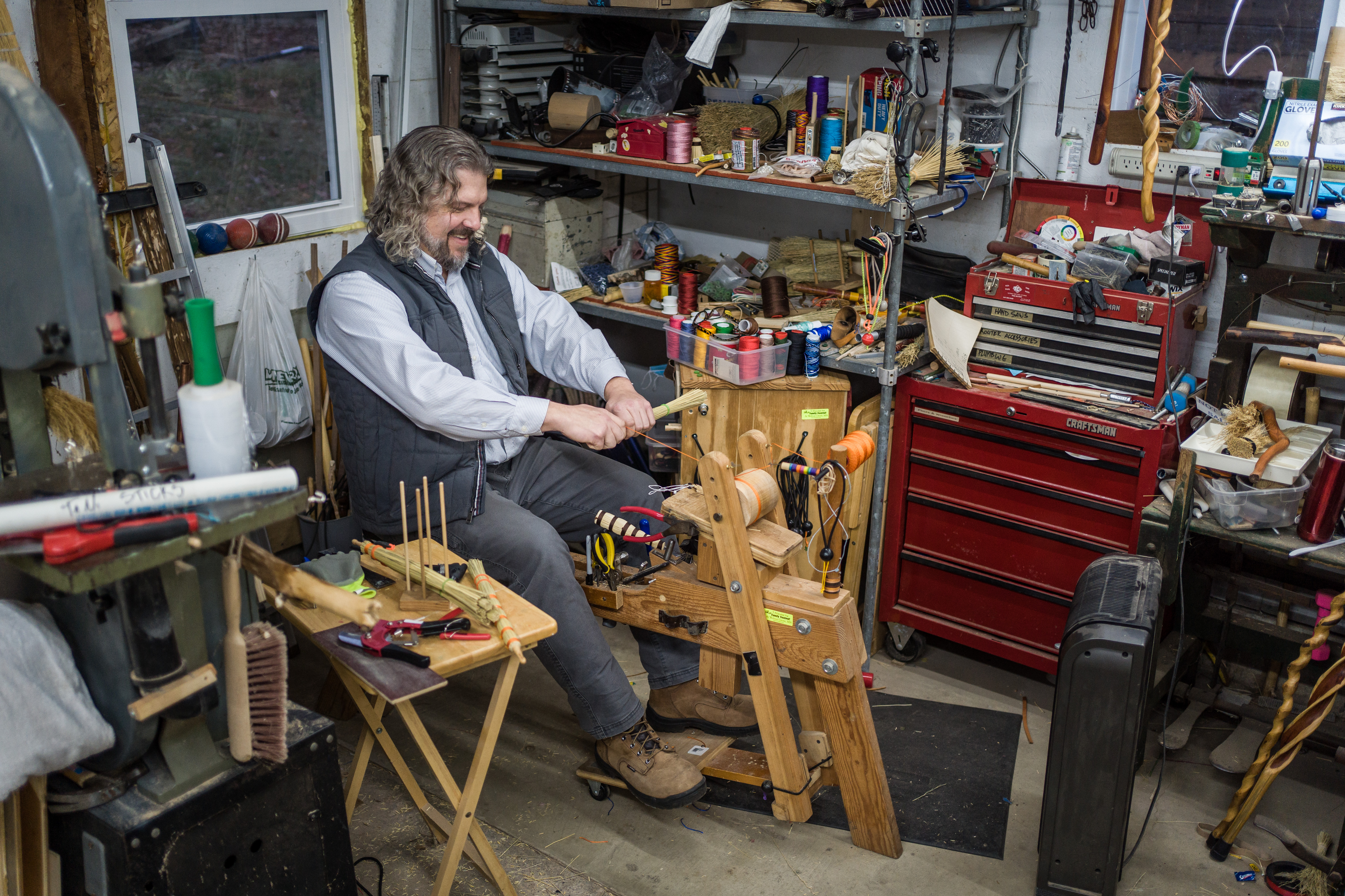 Sweeping up: Chris Nibbe brings back broom-making - Vimarsana News