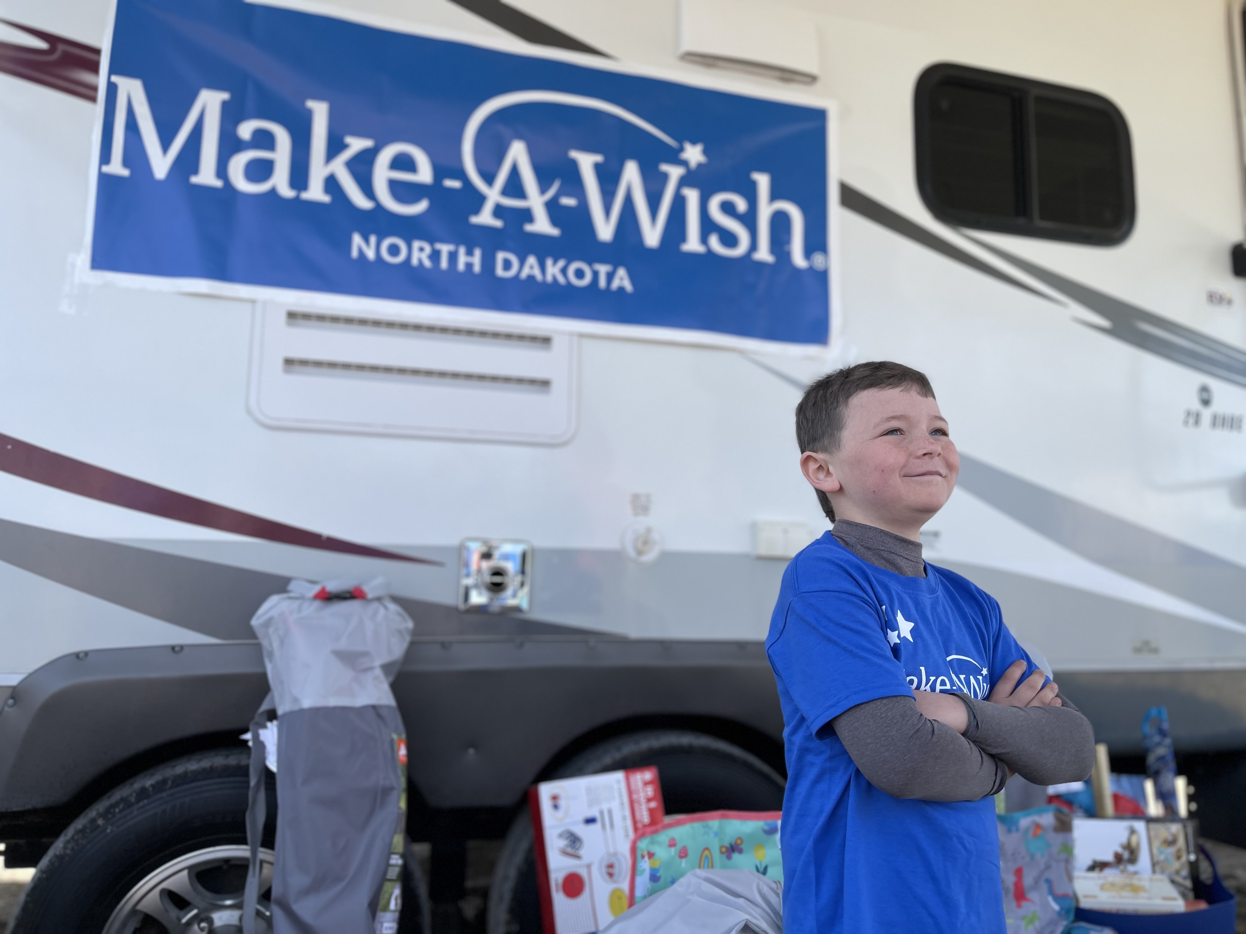 Make-A-Wish surprises 8-year-old North Dakota boy with camper - Vimarsana News