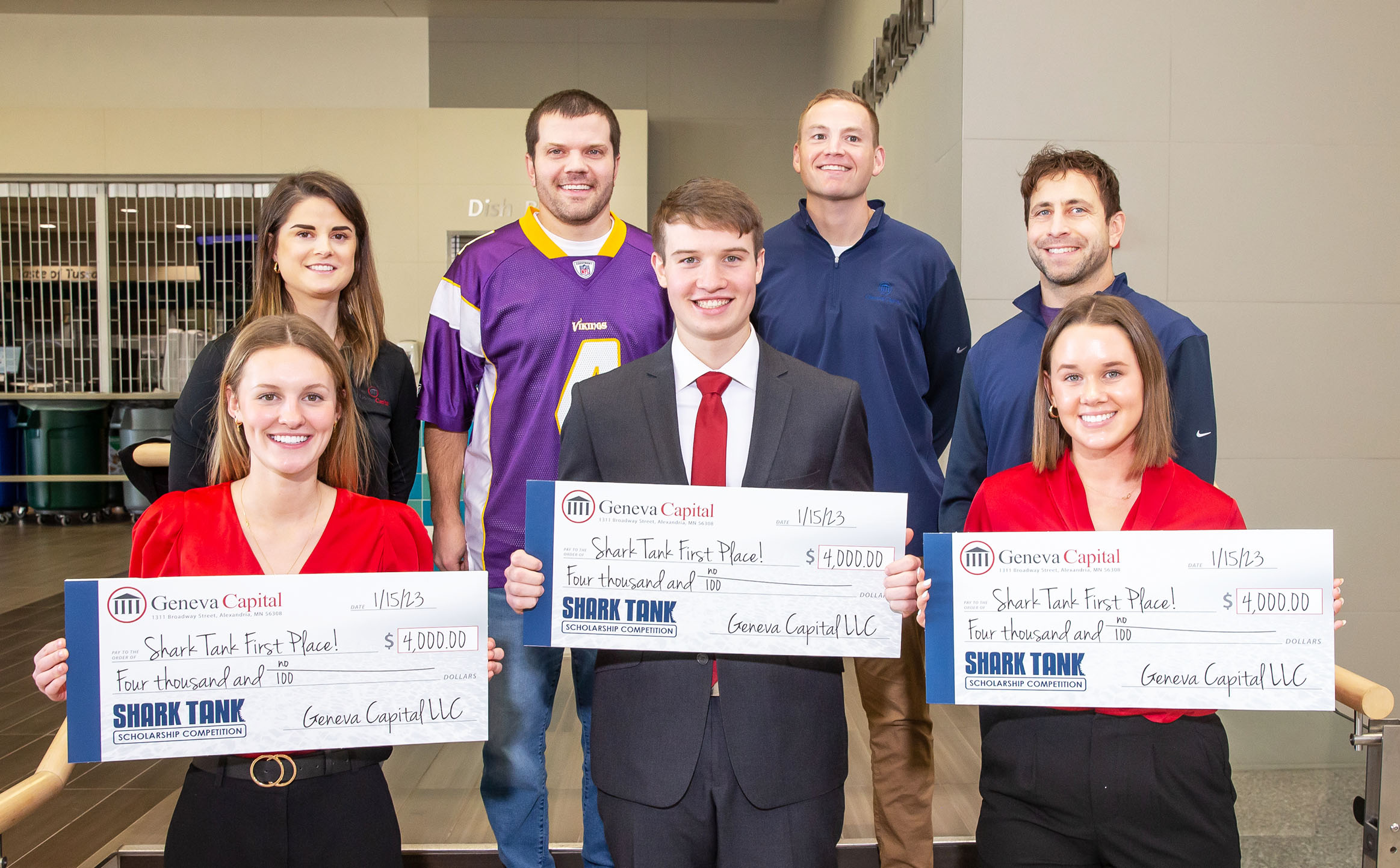 Geneva Capital awards $21,000 in scholarships to three student groups at annual Shark Tank event - Vimarsana News
