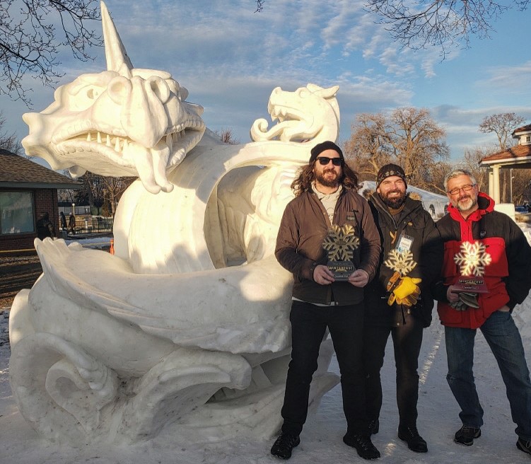Trio of North Dakota snow sculpting artists chisel their way to national spotlight - Vimarsana News