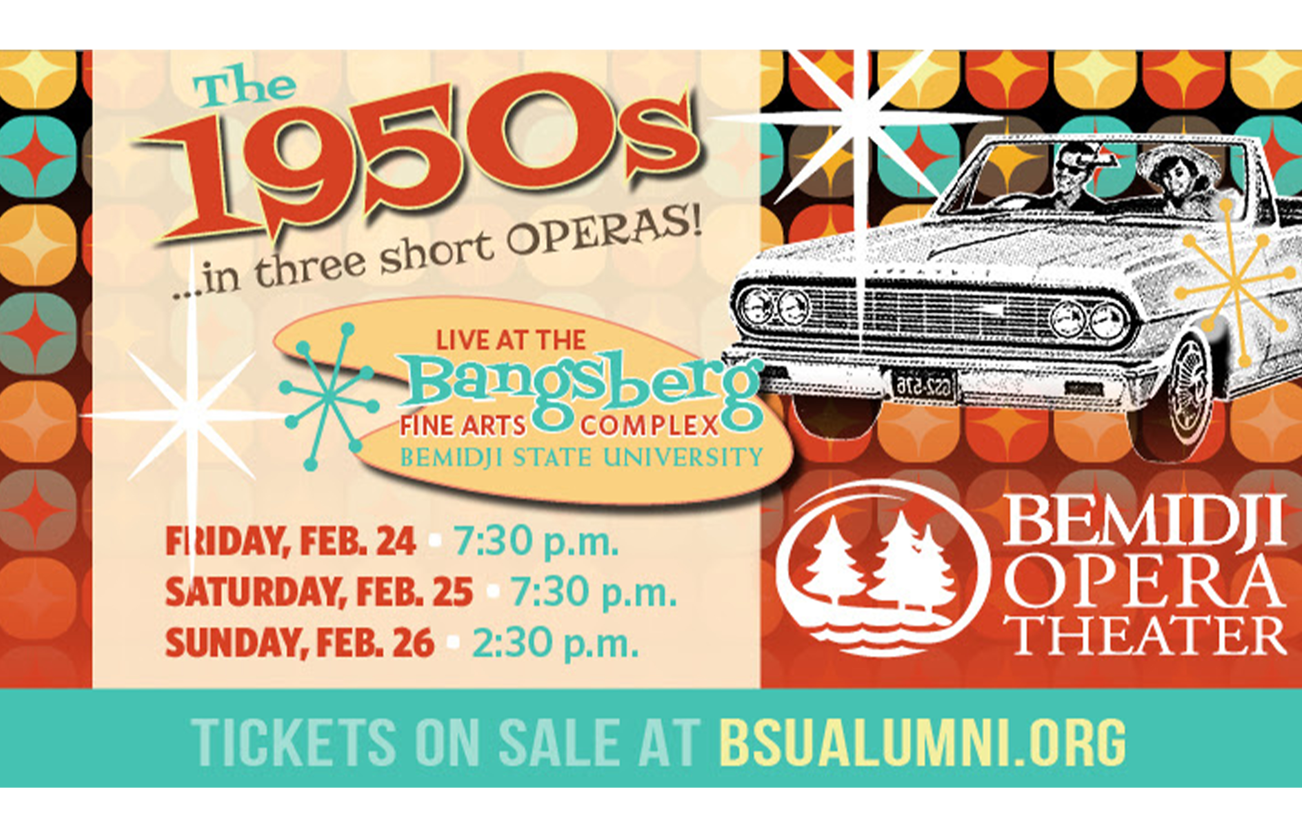 BSU Opera Theater to perform 'The 1950s in Three Short Operas' Feb. 24-26 - Vimarsana News