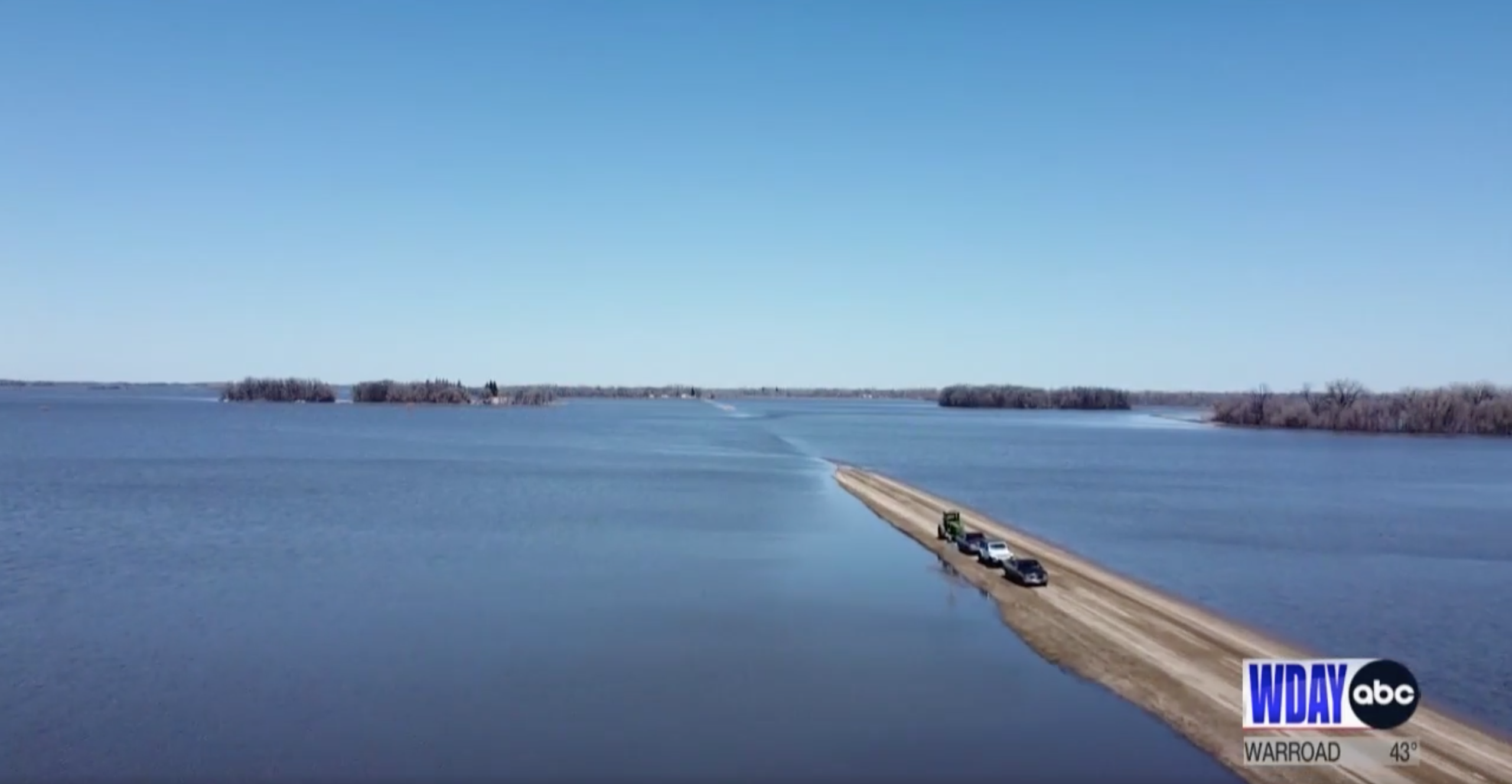 Drone footage shows the far-reaching effects flood waters have had on the northern Red River Valley - Vimarsana News