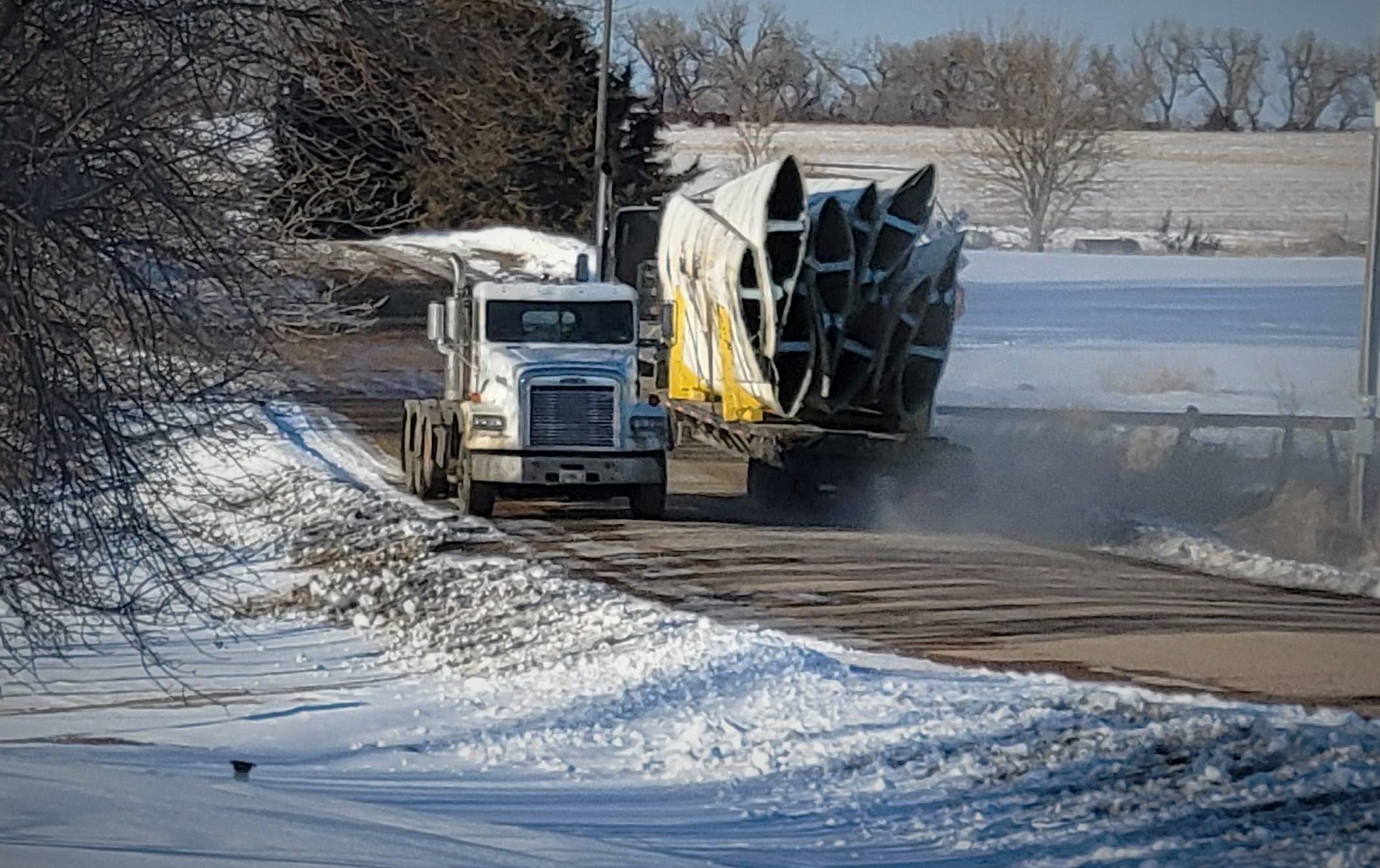 Mitchell city officials on alert after H&R salvage owner hauls wind turbine blades across state lines - Vimarsana News
