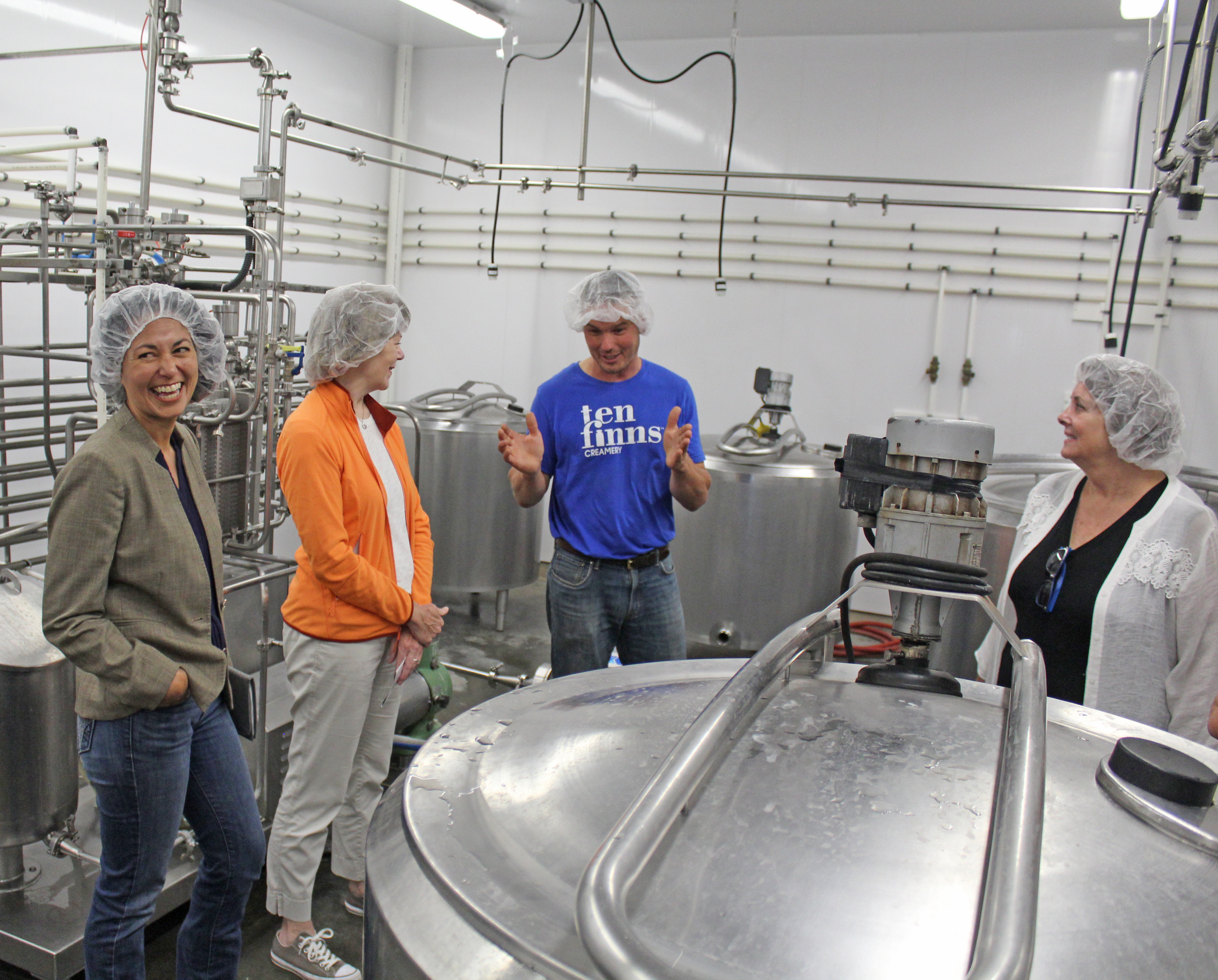 Sen. Smith, Torres Small visit Ten Finns Creamery - Vimarsana News