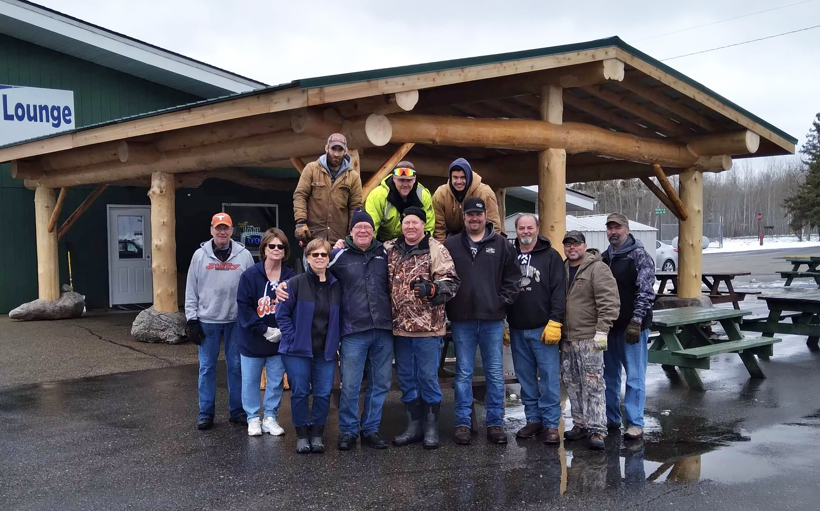 Welcome to Annie B's: New log structure at Kelliher Liquor Store honors 'quite a lady' - Vimarsana News