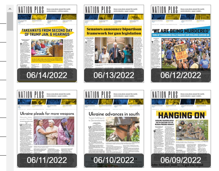 E-paper highlights: June 9-15, 2022, e-paper headlines in the Echo Journal - Vimarsana News