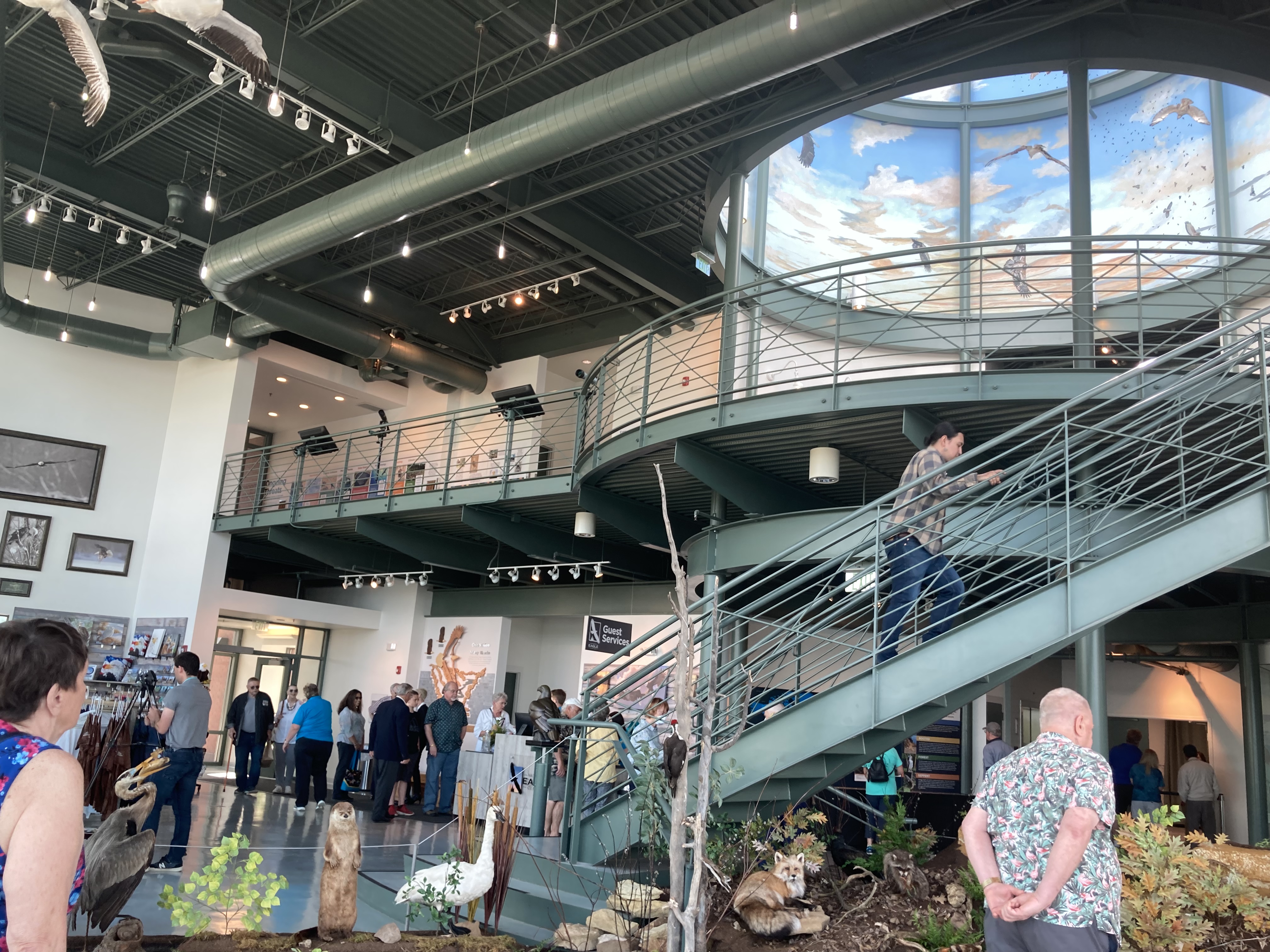 New art, new space: National Eagle Center reopens after six months of renovations - Vimarsana News