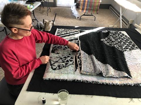 Minneapolis artist creating textile depth one fiber at a time - Vimarsana News