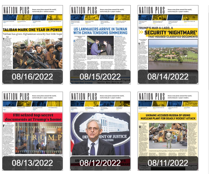 E-paper highlights: Aug. 11-17, 2022, e-paper headlines listed - Vimarsana News