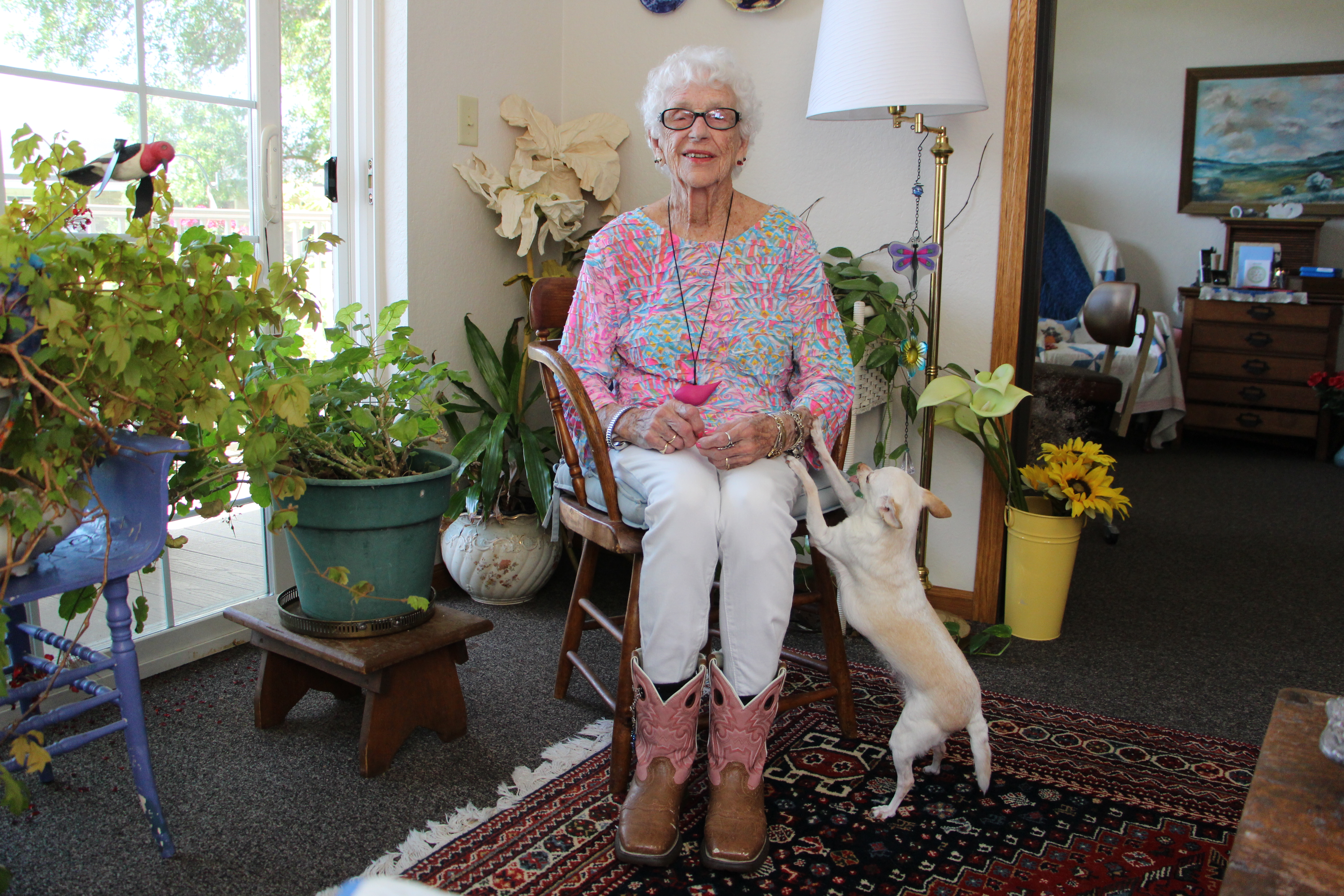 Portrait of a lady ... in cowboy boots - Vimarsana News