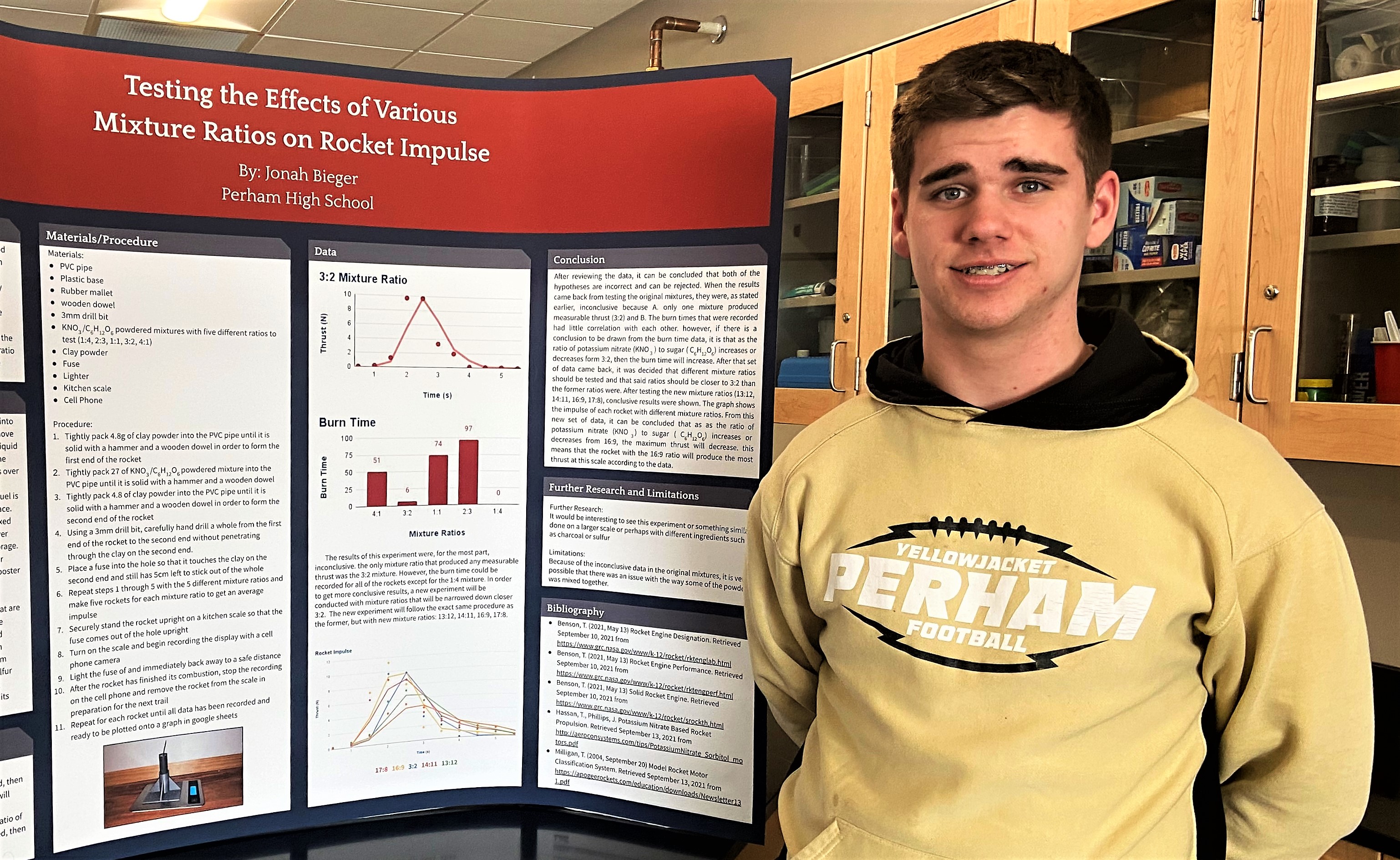Perham student will blast off to international science fair with 'rocket candy' project - Vimarsana News