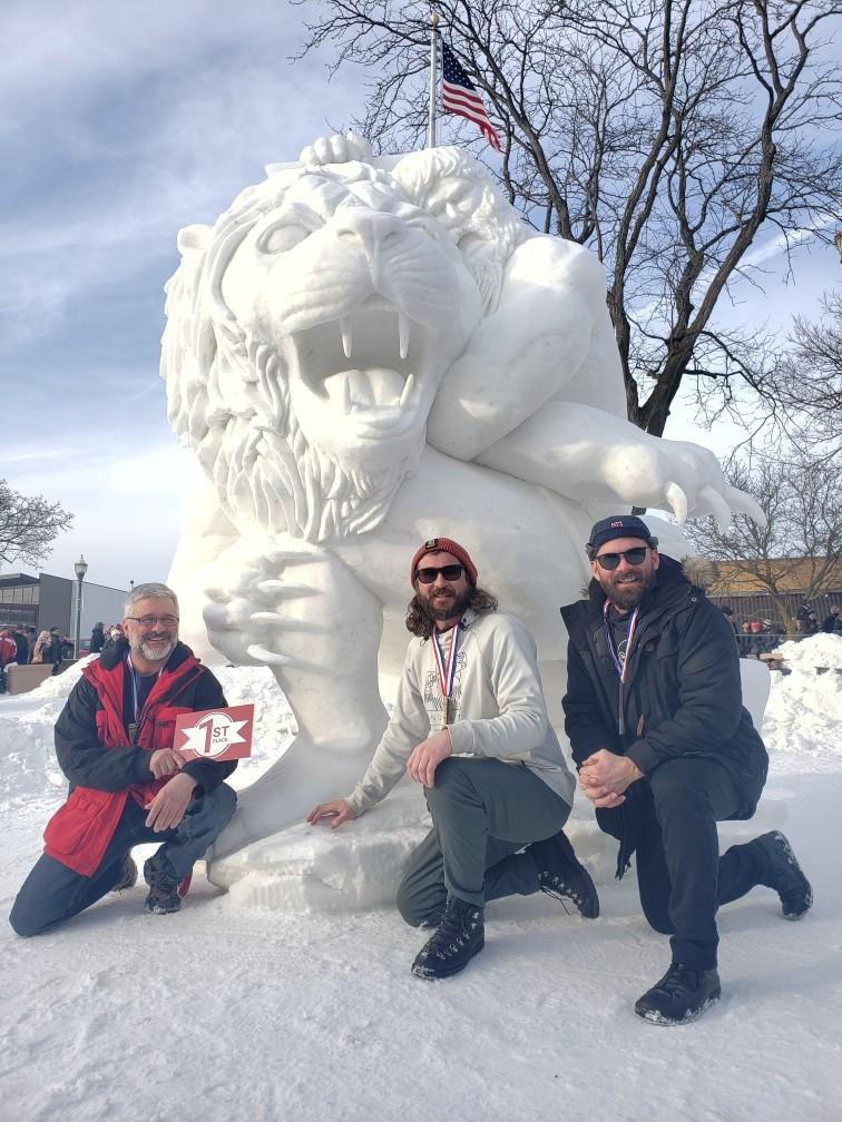 Team North Dakota carves out first place at national snow sculpting tournament - Vimarsana News