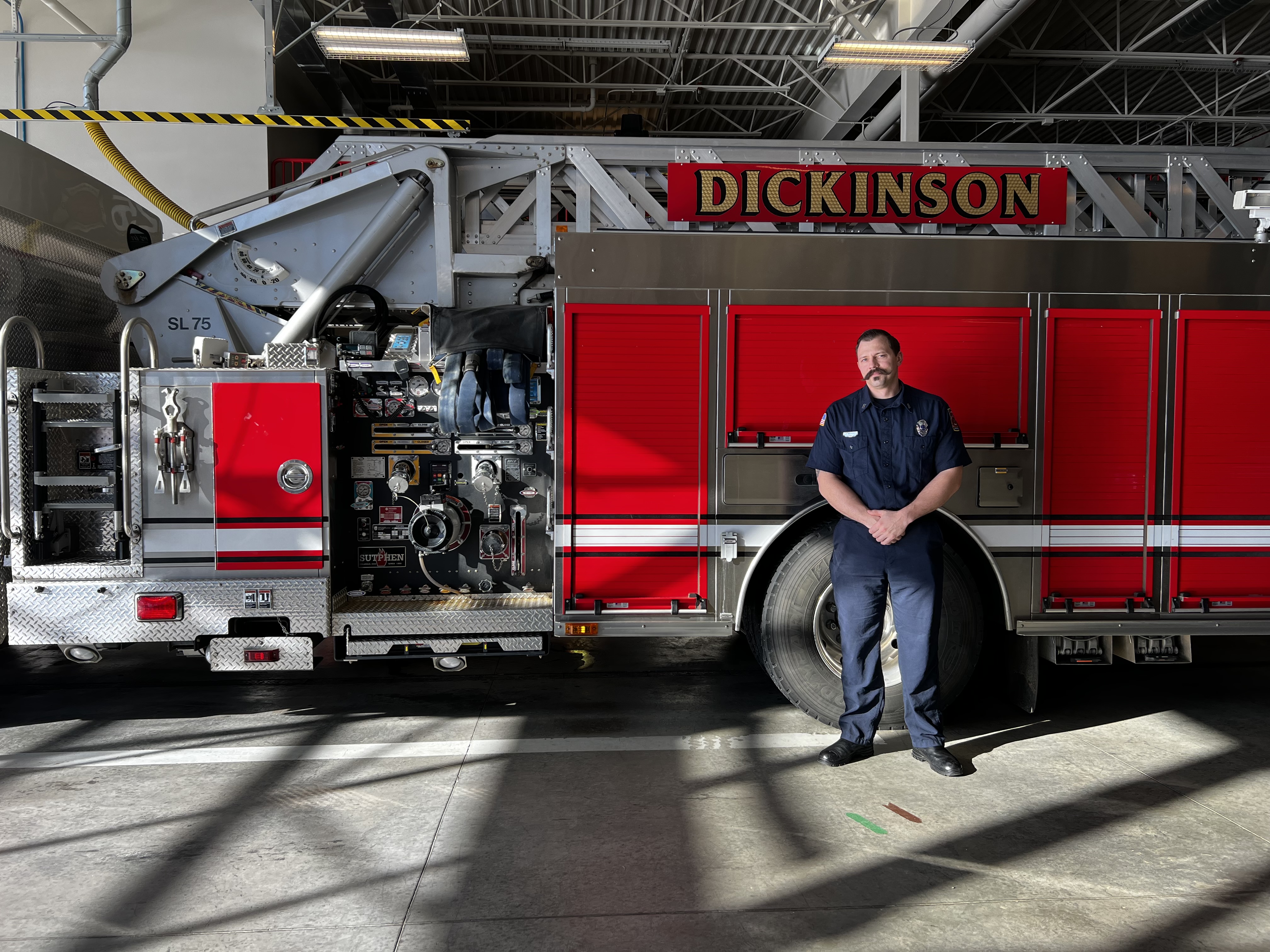 Dickinson Fire Department promotes Rhode to training captain - Vimarsana News