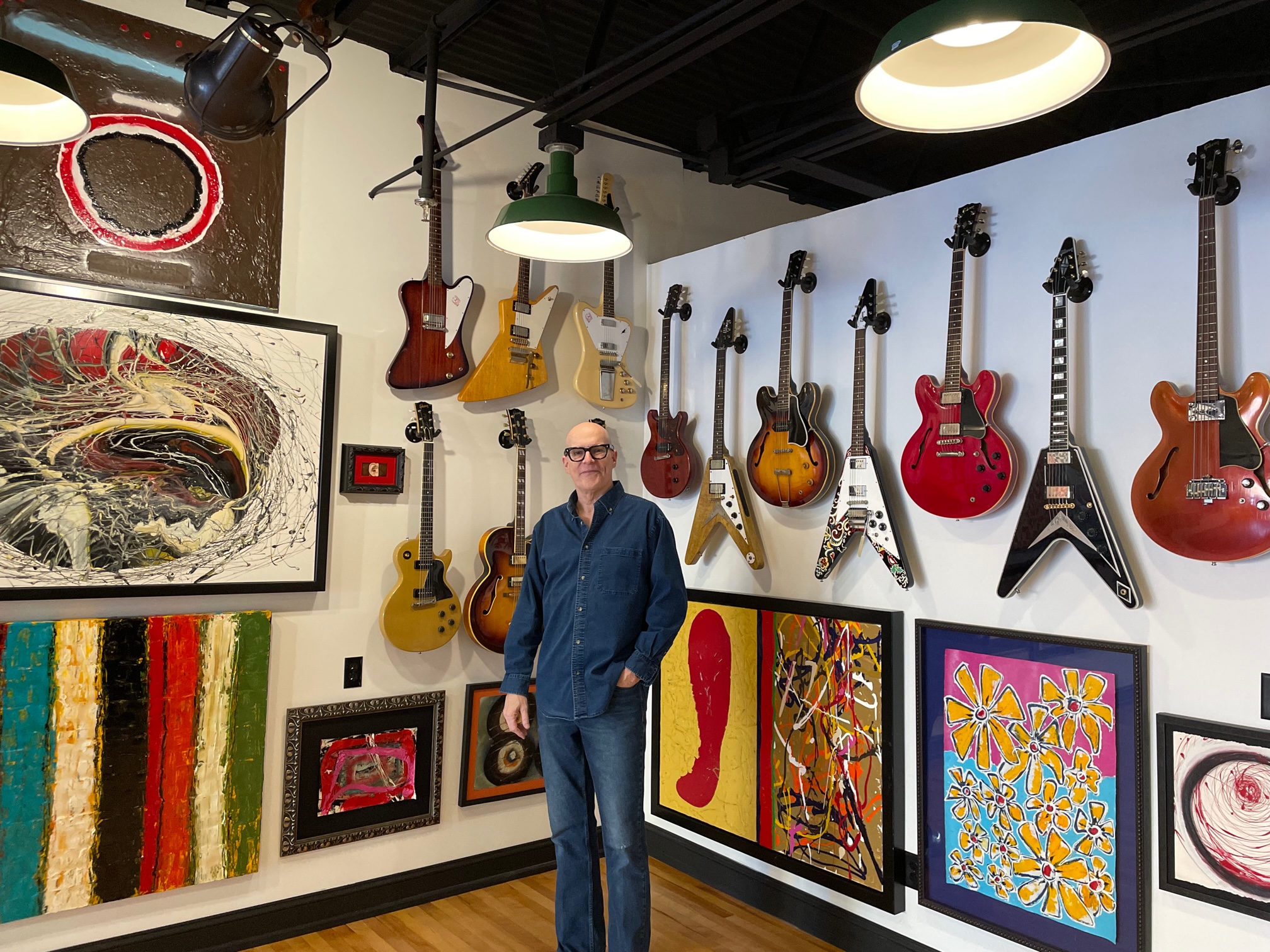 John Guerin mixes art and music in his downtown Rochester studio - Vimarsana News