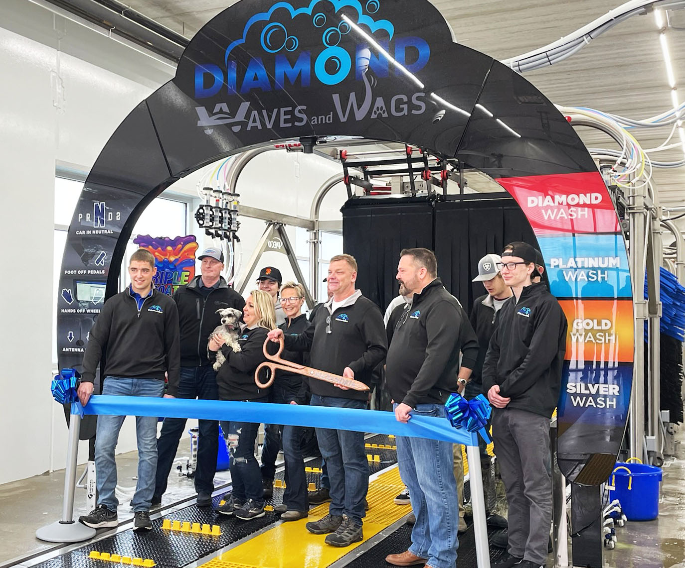 Diamond Waves and Wags, featuring dog wash facility, opens in Alexandria - Vimarsana News
