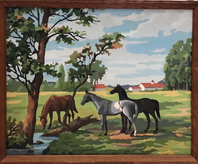 Old Paint by Numbers art from the 1950s is a great collectible today - Vimarsana News