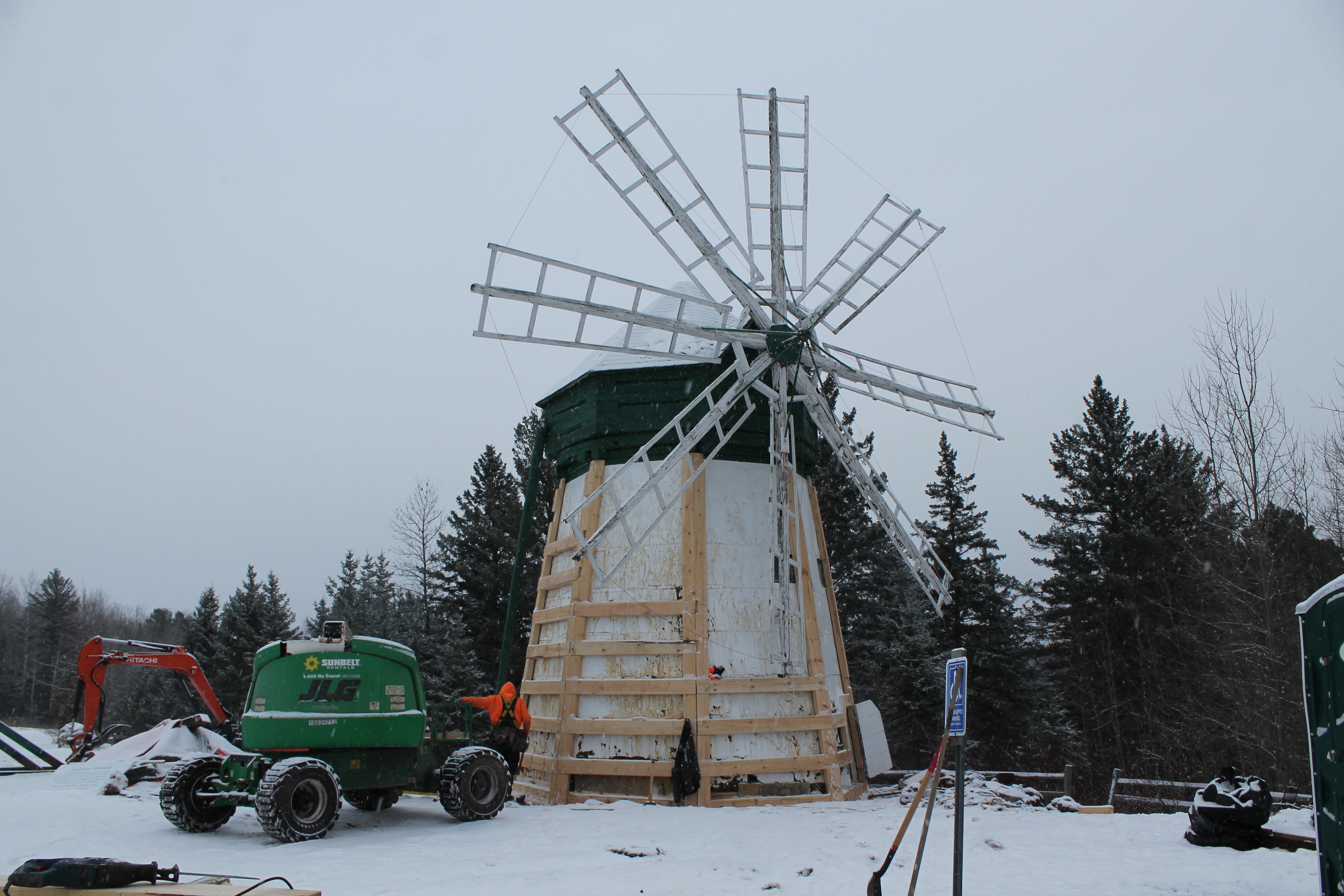 Preservation work begins on Davidson Windmill - Vimarsana News