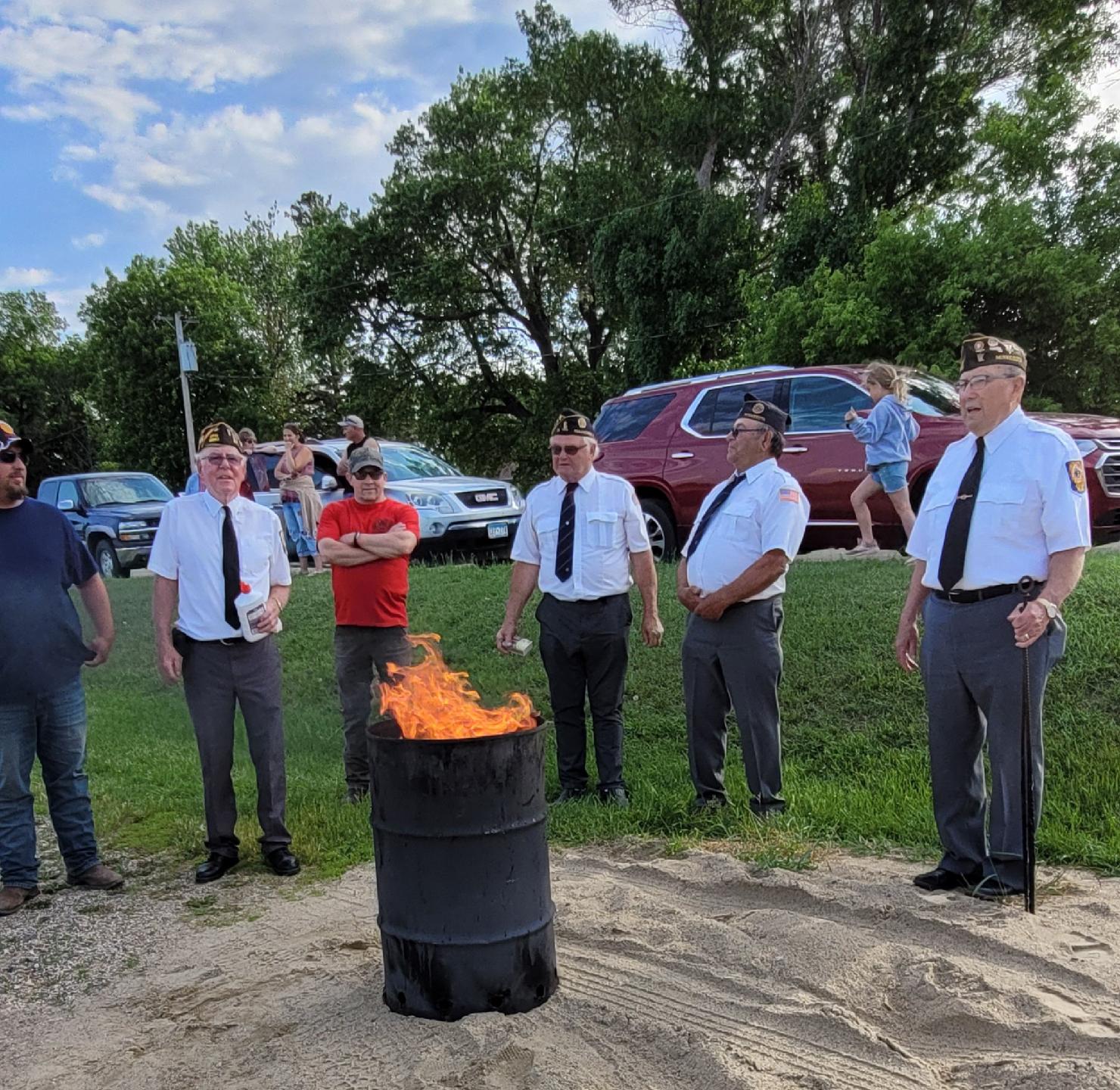 Ogema VFW, Auxiliary host U.S. flag retirement ceremony on Flag Day - Vimarsana News