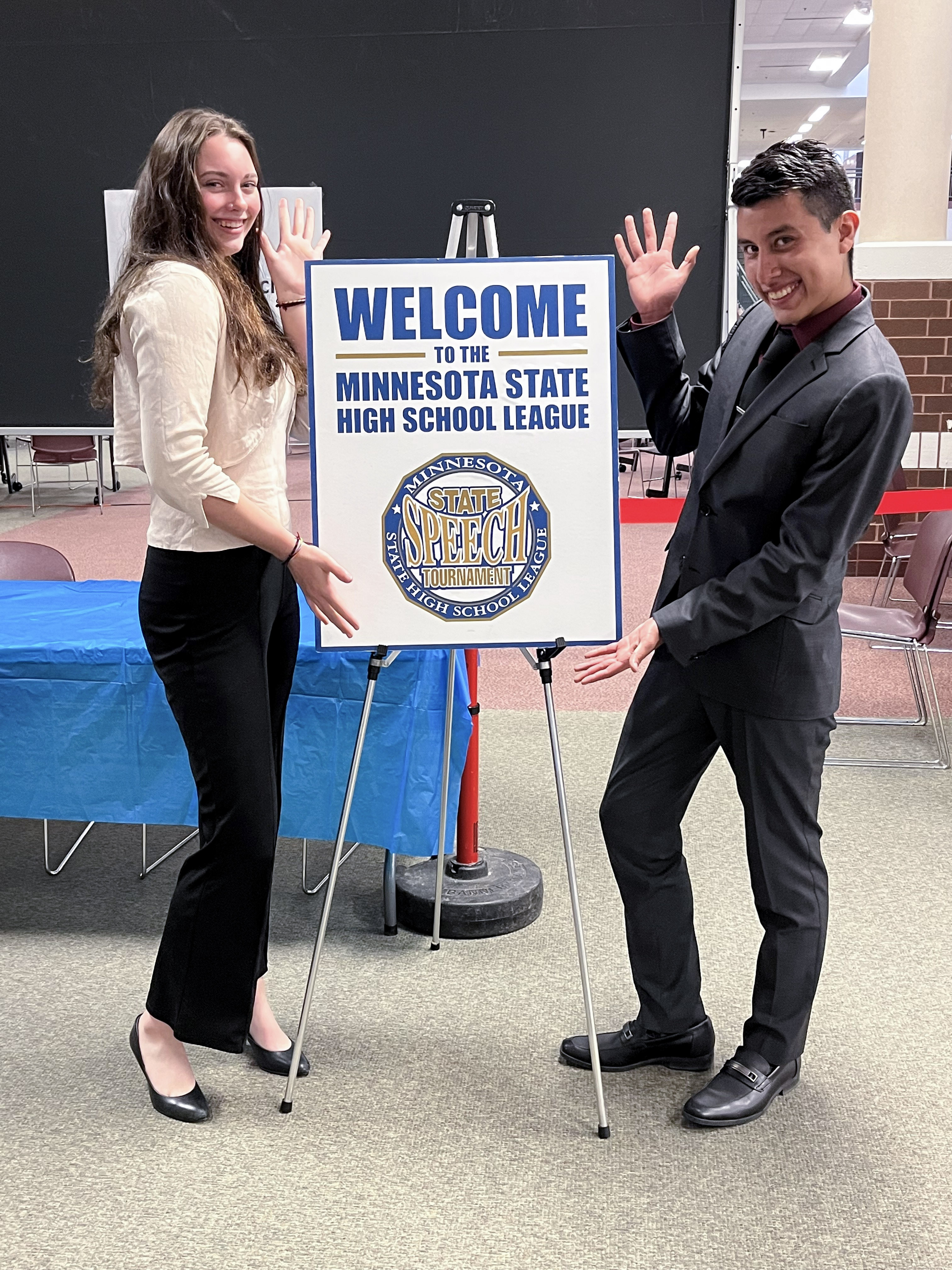 Worthington High School students Oziel Briones and Emma Singler earn honors at state speech tournament - Vimarsana News