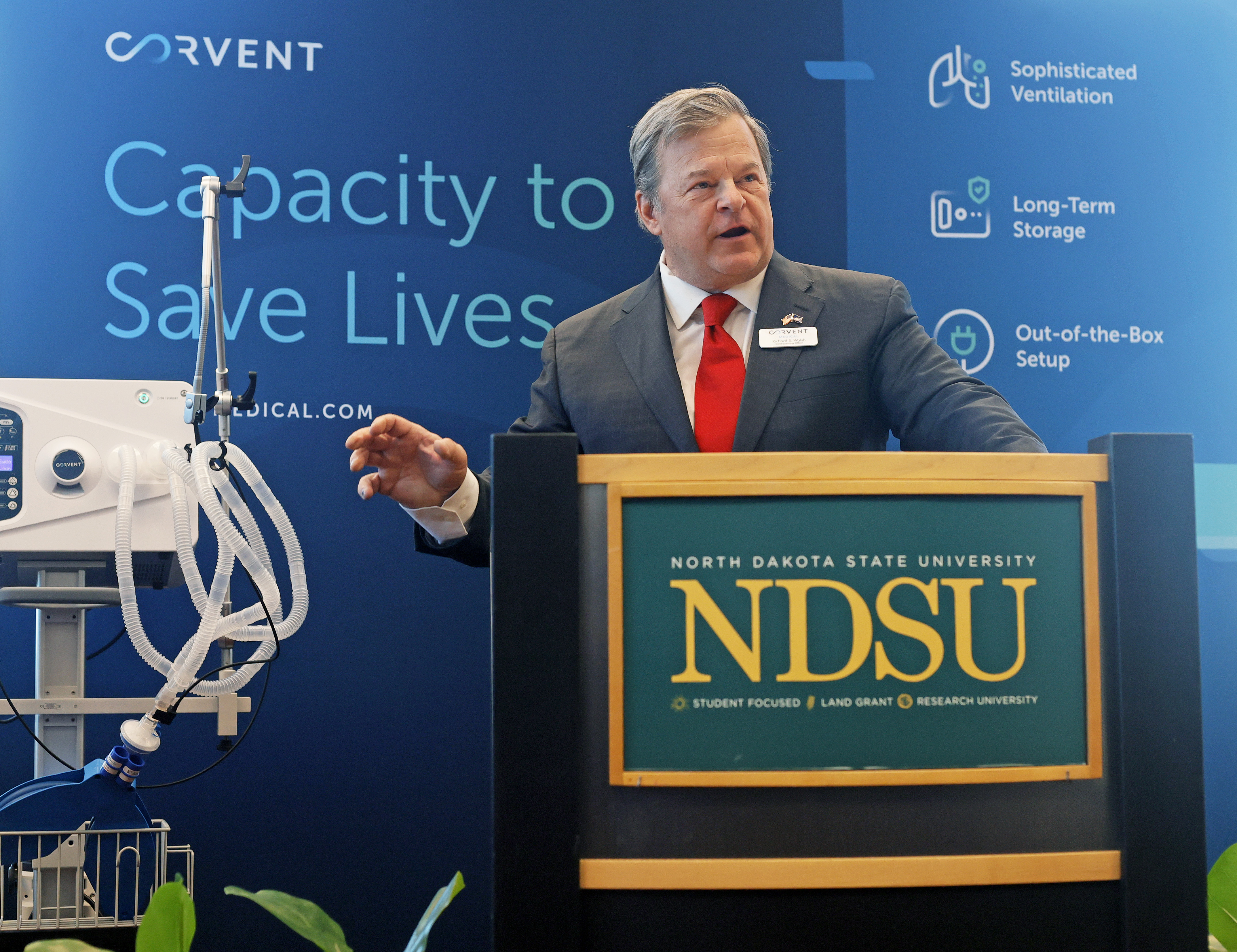 Ventilator manufacturer CorVent Medical opens new headquarters in Fargo - Vimarsana News