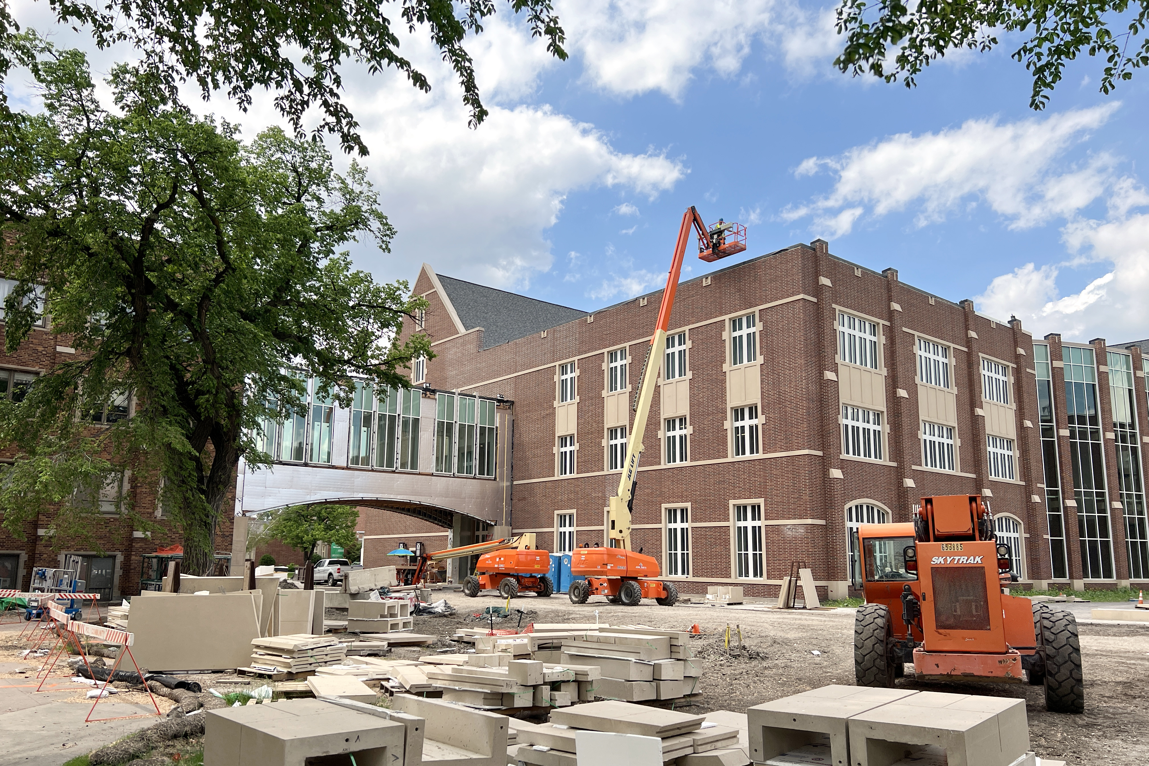 UND summer construction underway despite long, wet spring - Vimarsana News