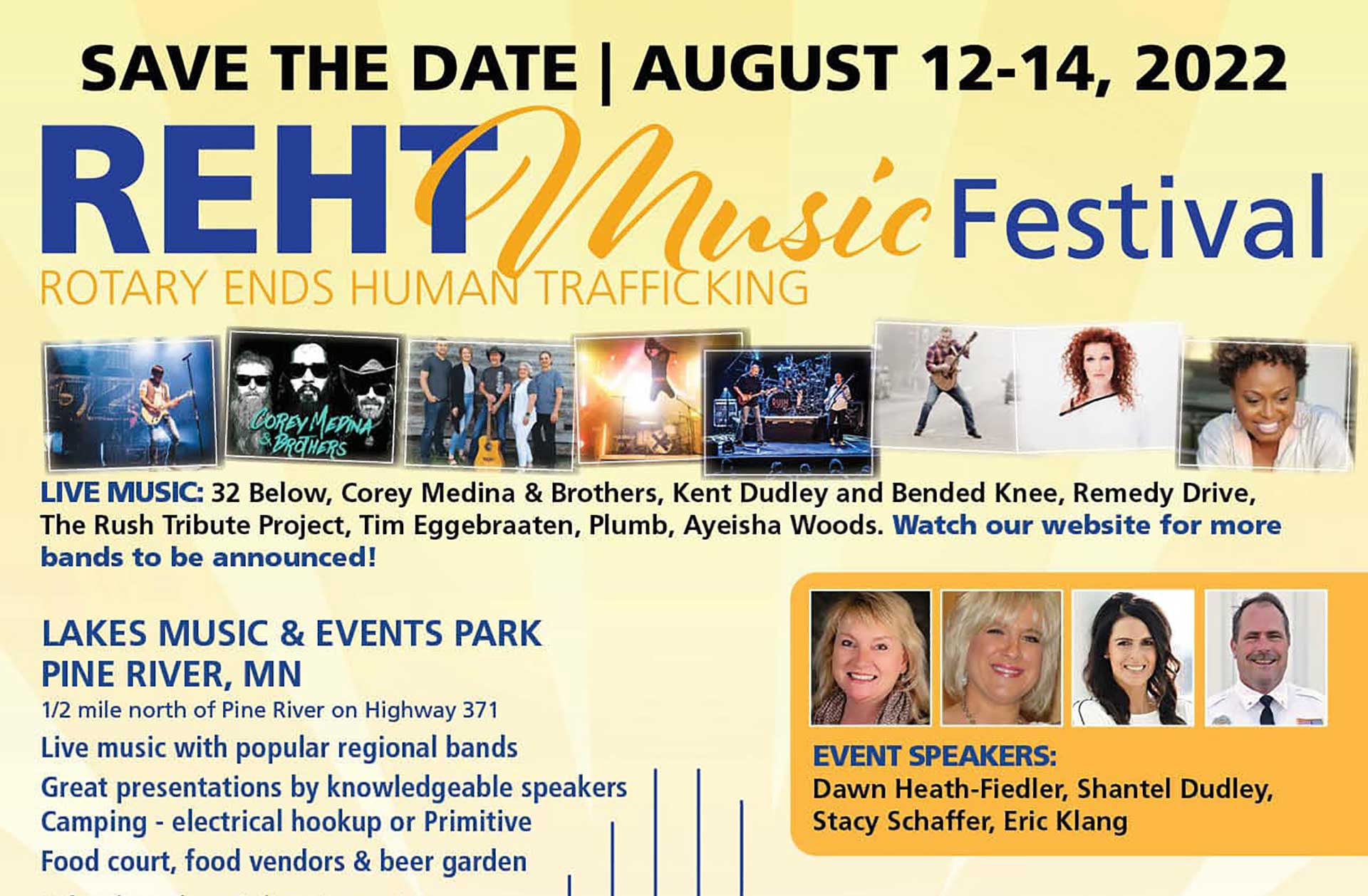 Central Lakes Rotary event seeks to help combat trafficking with music event in Pine River - Vimarsana News