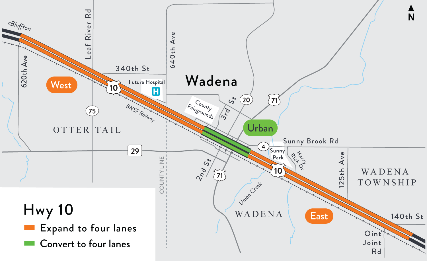 Wadena area invited to participate in the future Highway 10 - Vimarsana News