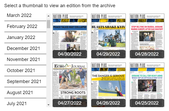 E-paper highlights: April 28-May 4, 2022, headlines from the Echo Journal e-paper - Vimarsana News
