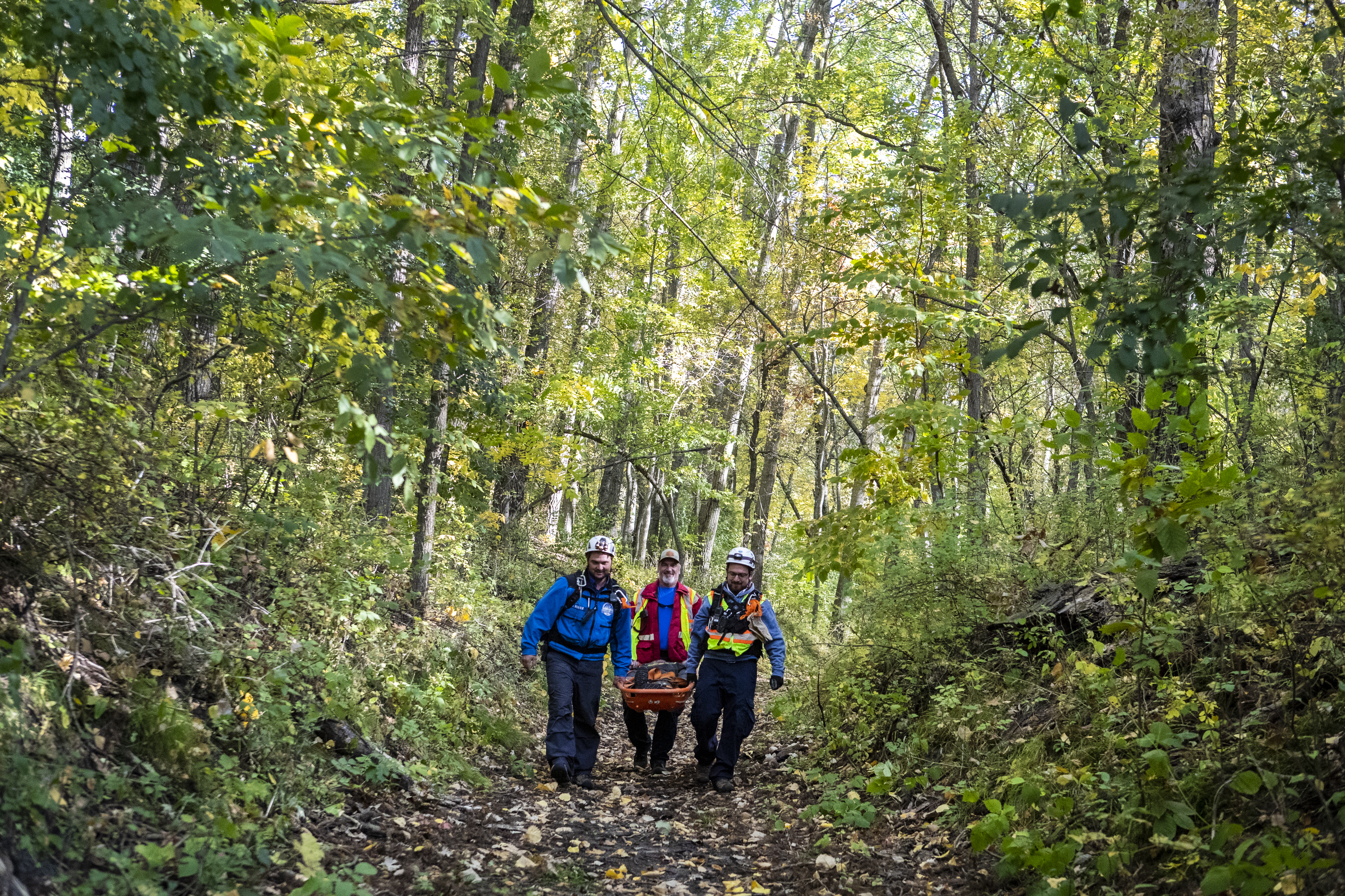 PHOTOS: Agencies conduct search and rescue training at Sibley State Park in rural New London, Minnesota - Vimarsana News
