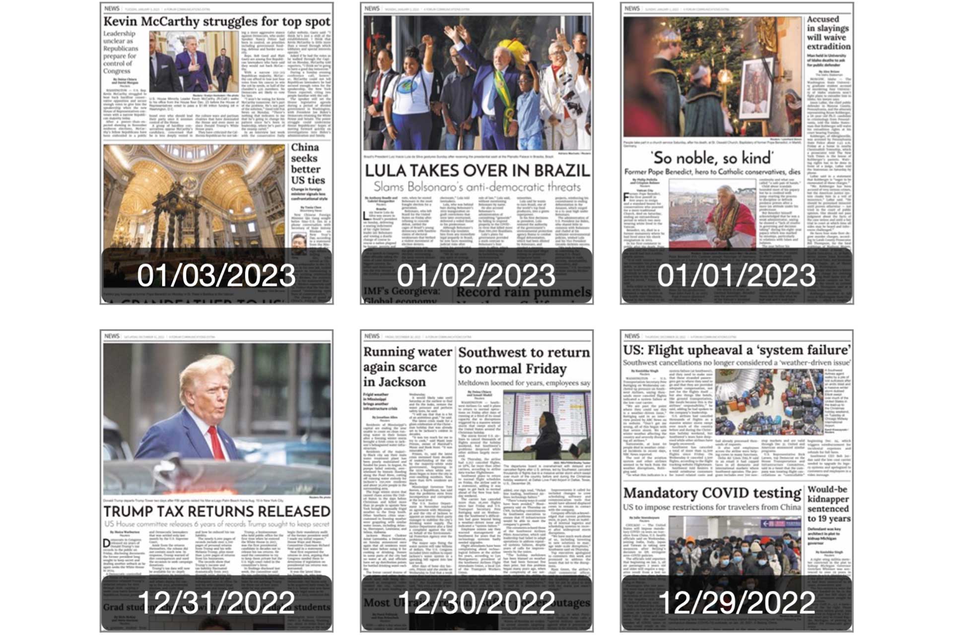 E-paper highlights: Dec. 29, 2022 - Jan. 3, 2023 - Vimarsana News