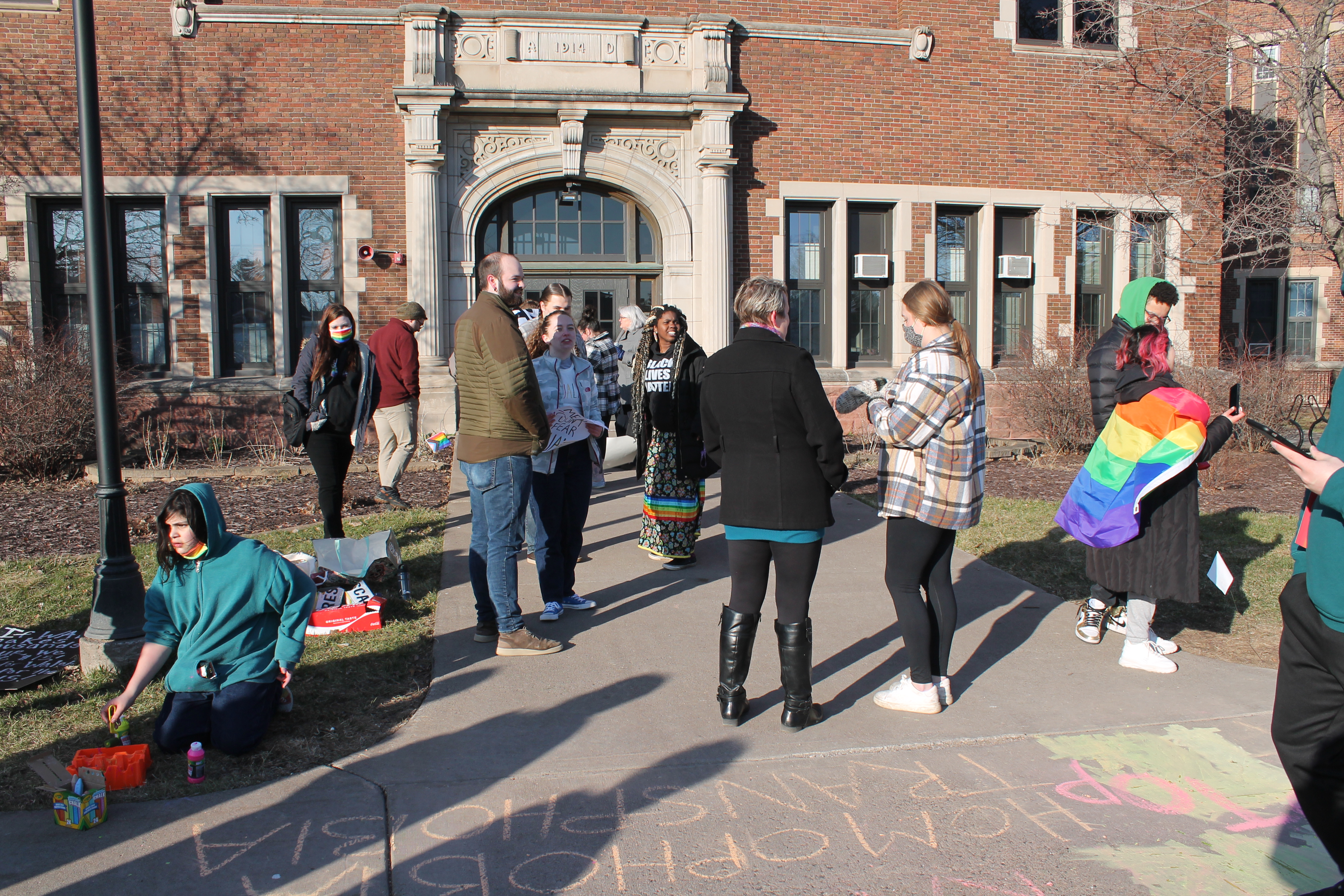 UWS students protest conservative speaker on campus - Vimarsana News