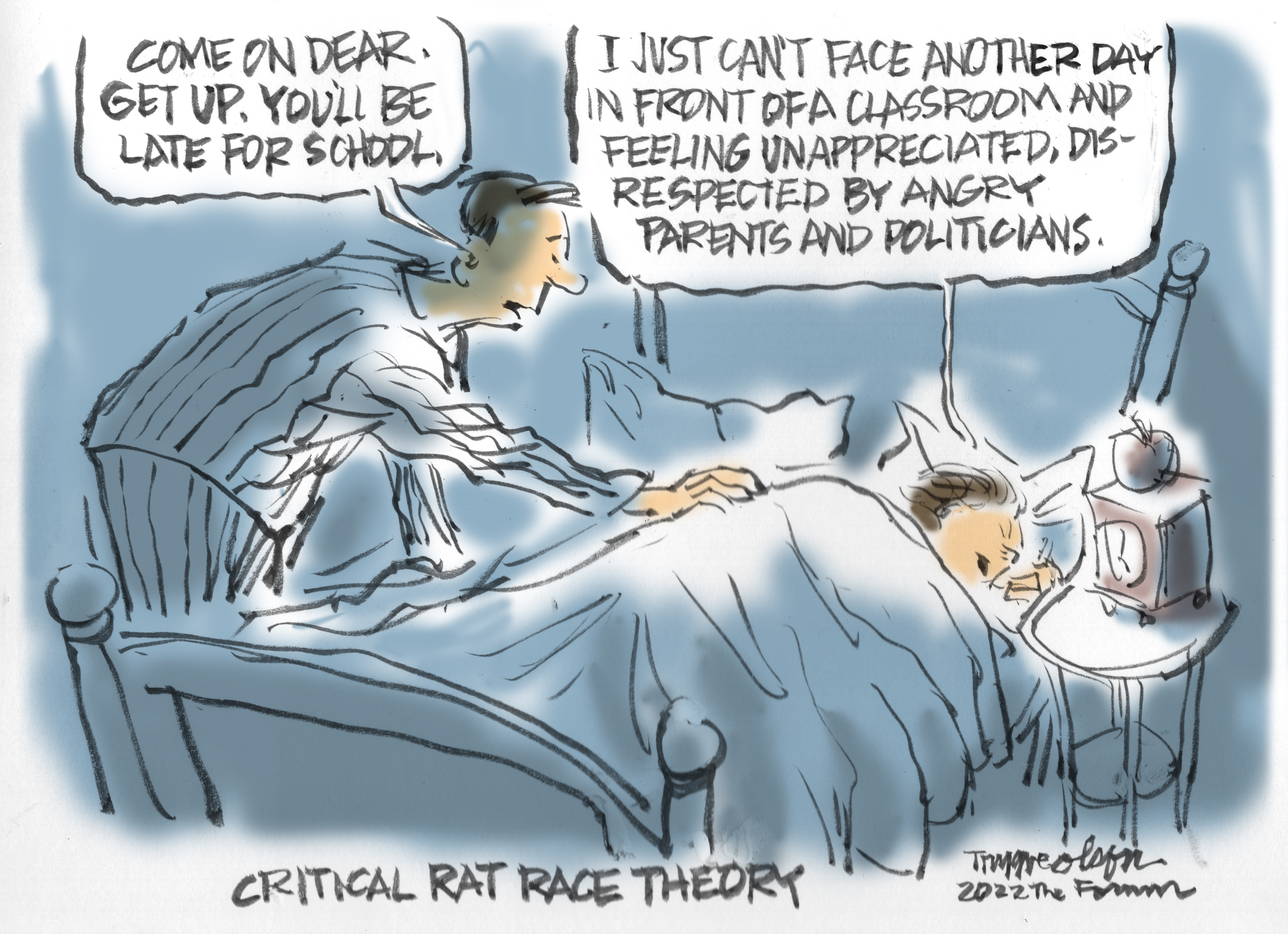 Trygve Olson cartoon: Critical rat race - Vimarsana News