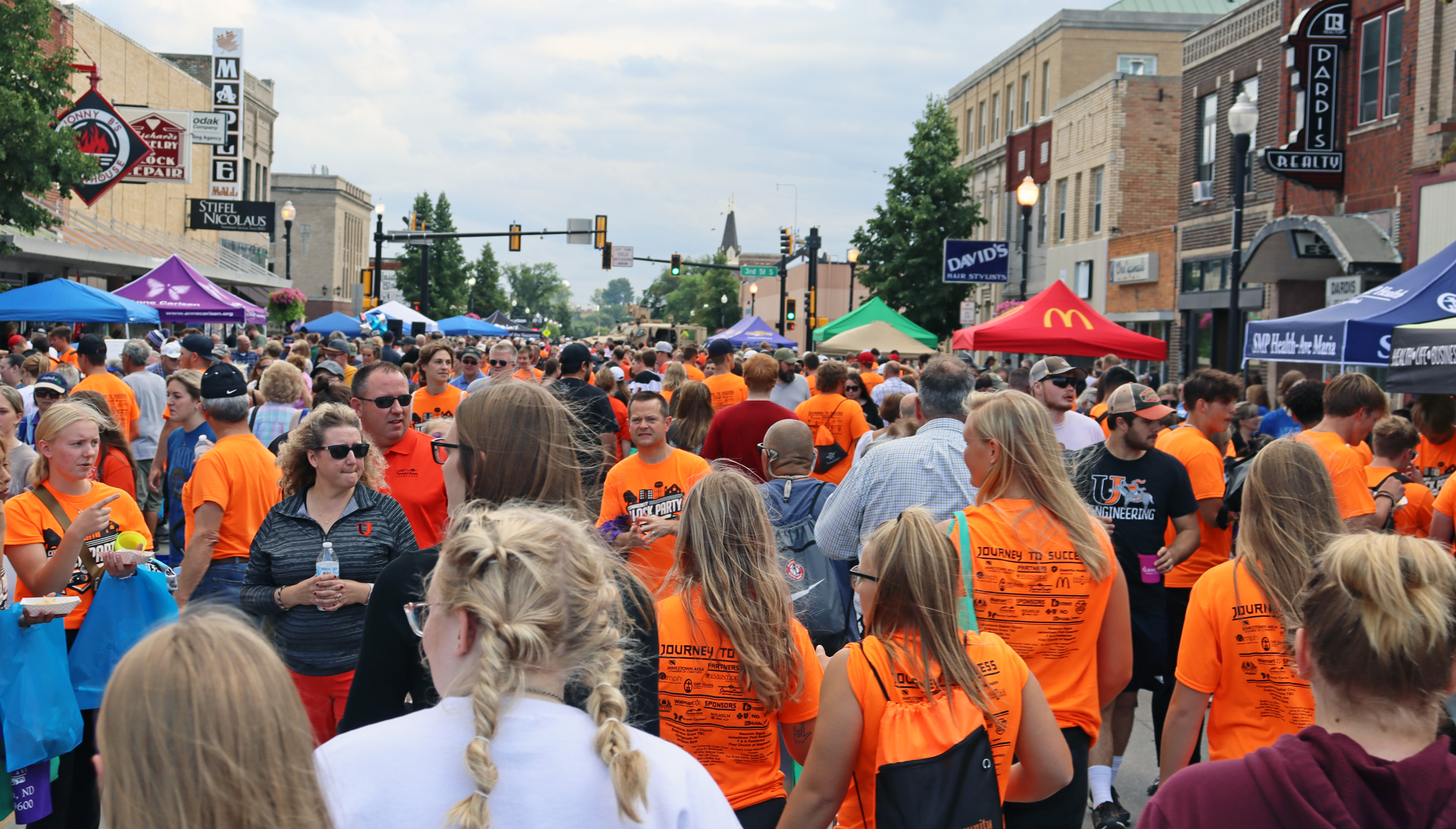 Community Block Party draws thousands to downtown Jamestown - Vimarsana News