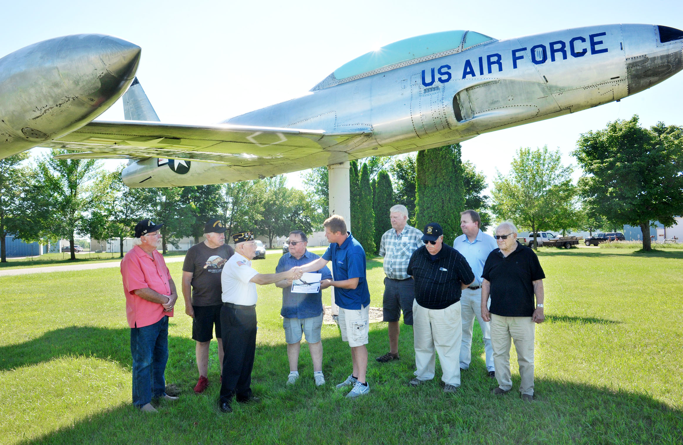 U.S. Air Force jet now owned by City of Alexandria and Alexandria Airport - Vimarsana News