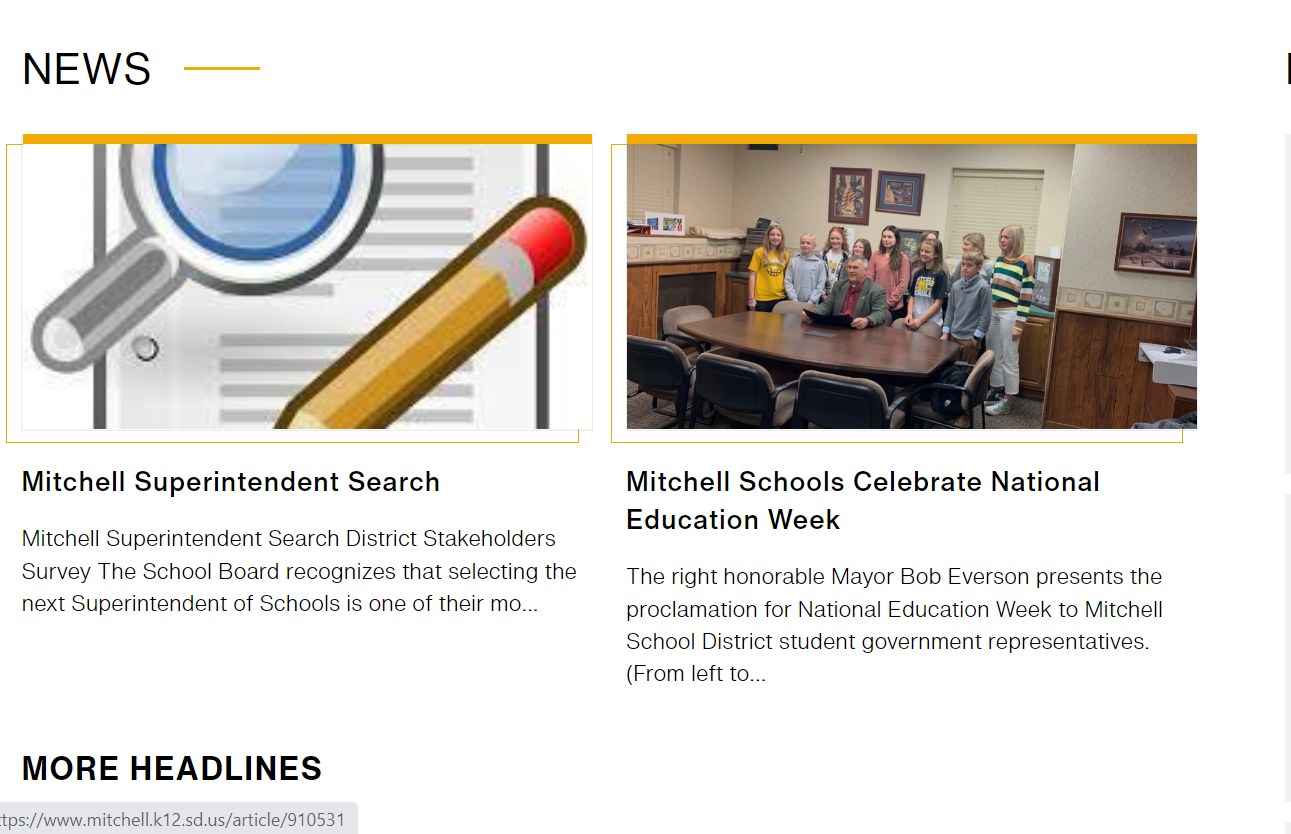 Mitchell School District surveys public on superintendent preferences - Vimarsana News
