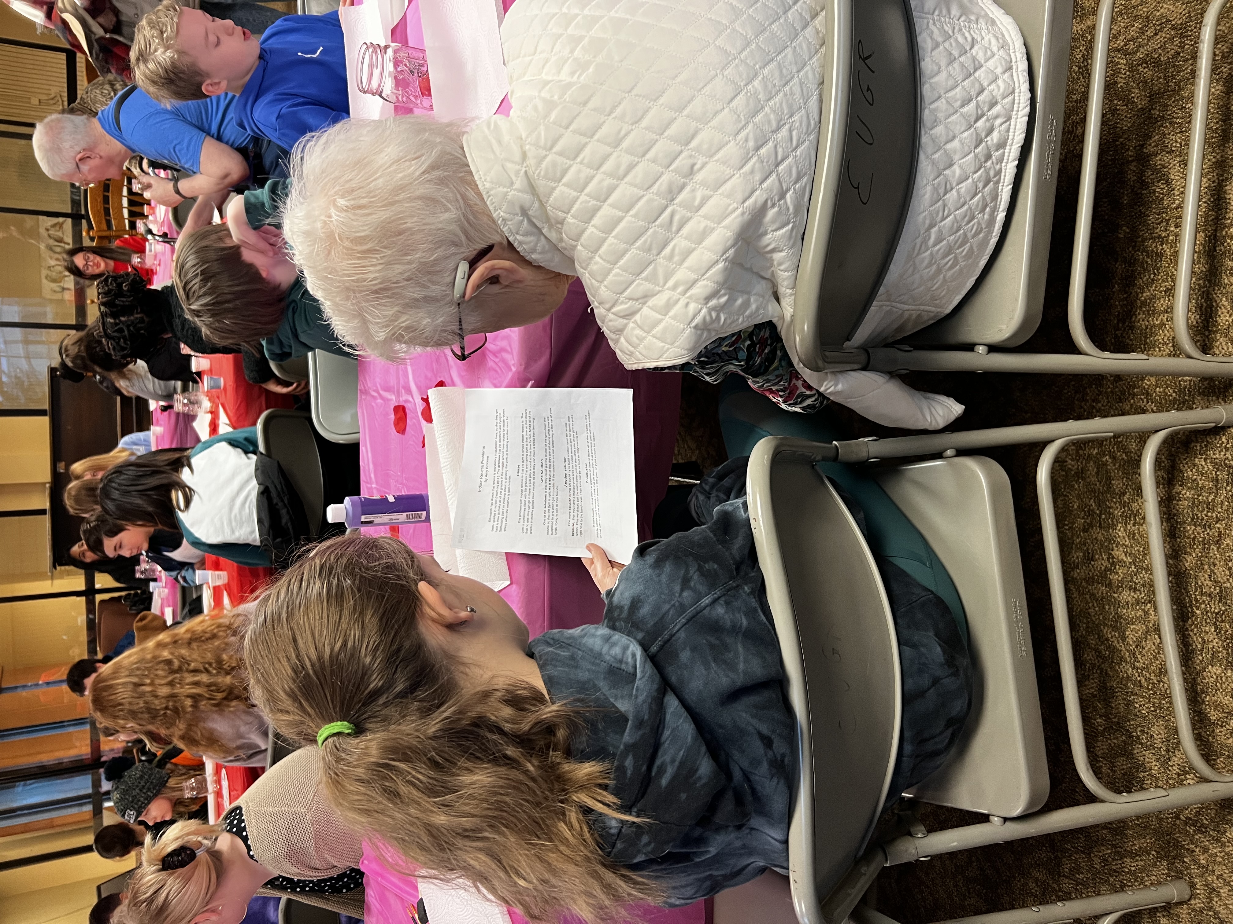 Lipstick tips to War stories: Middle Schoolers bond with seniors at Evergreen - Vimarsana News