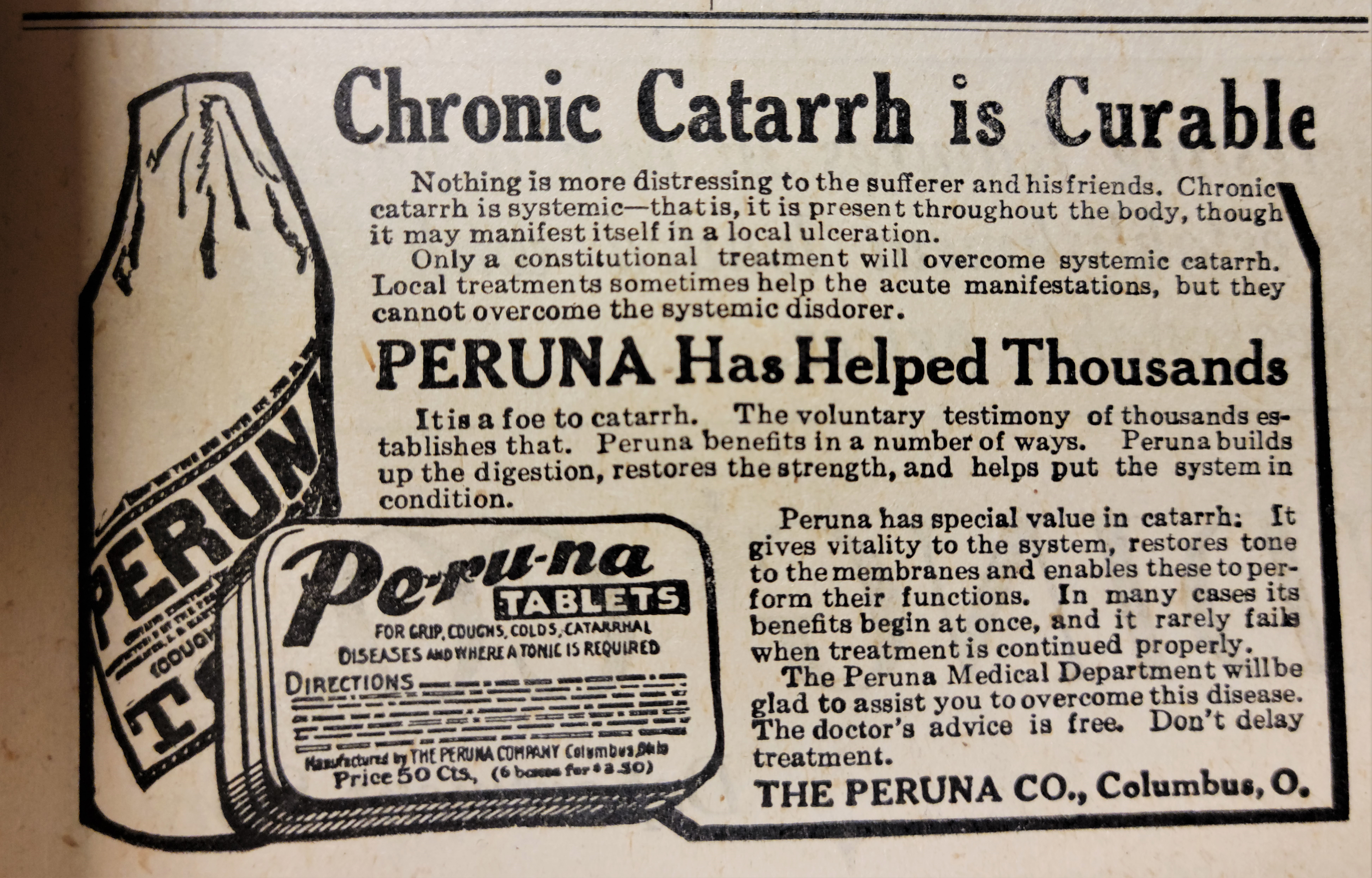 Vintage newspaper ads promise mysterious 'miracle cures' - Vimarsana News