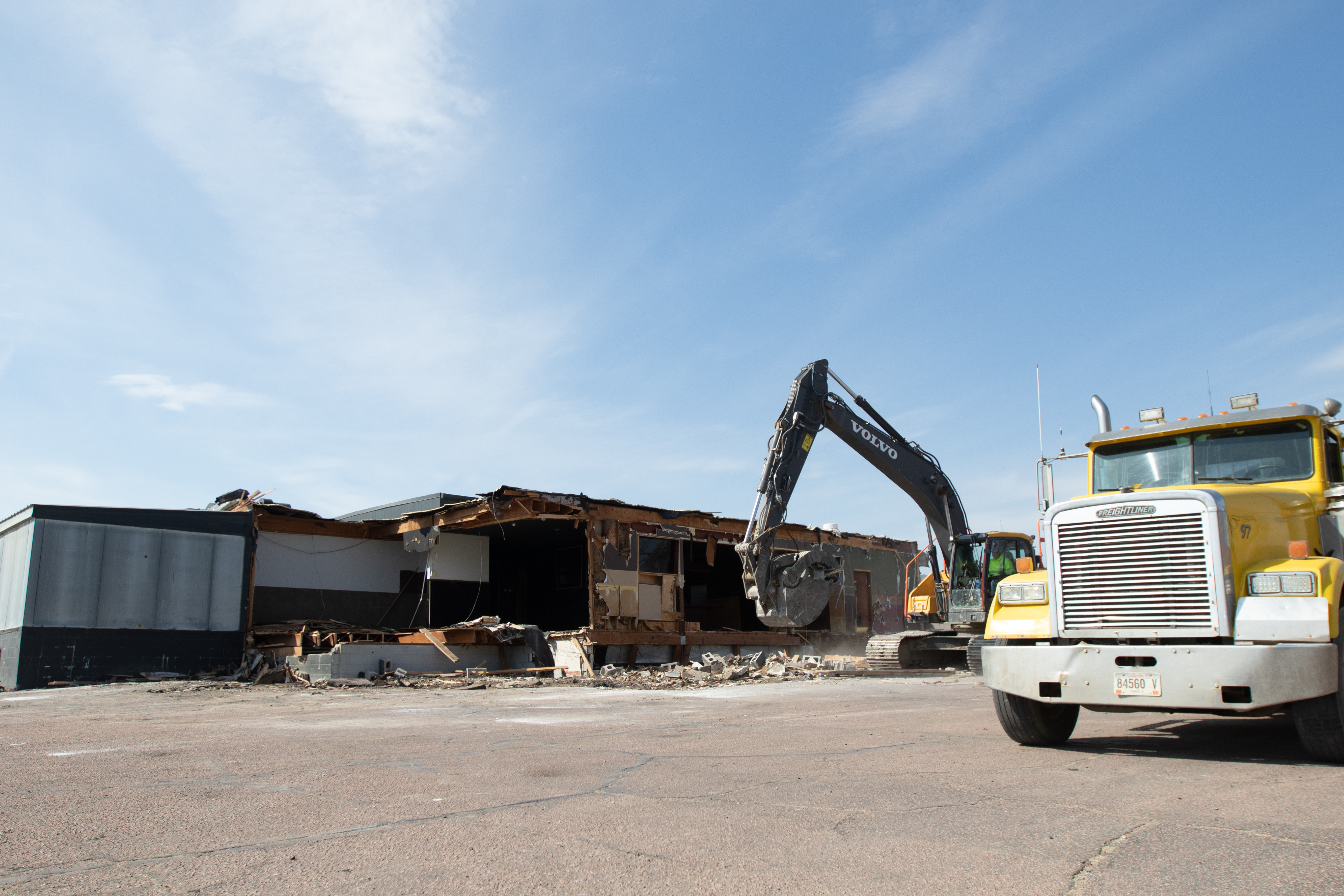 Did you see the old Chef Louie's building is coming down? - Vimarsana News