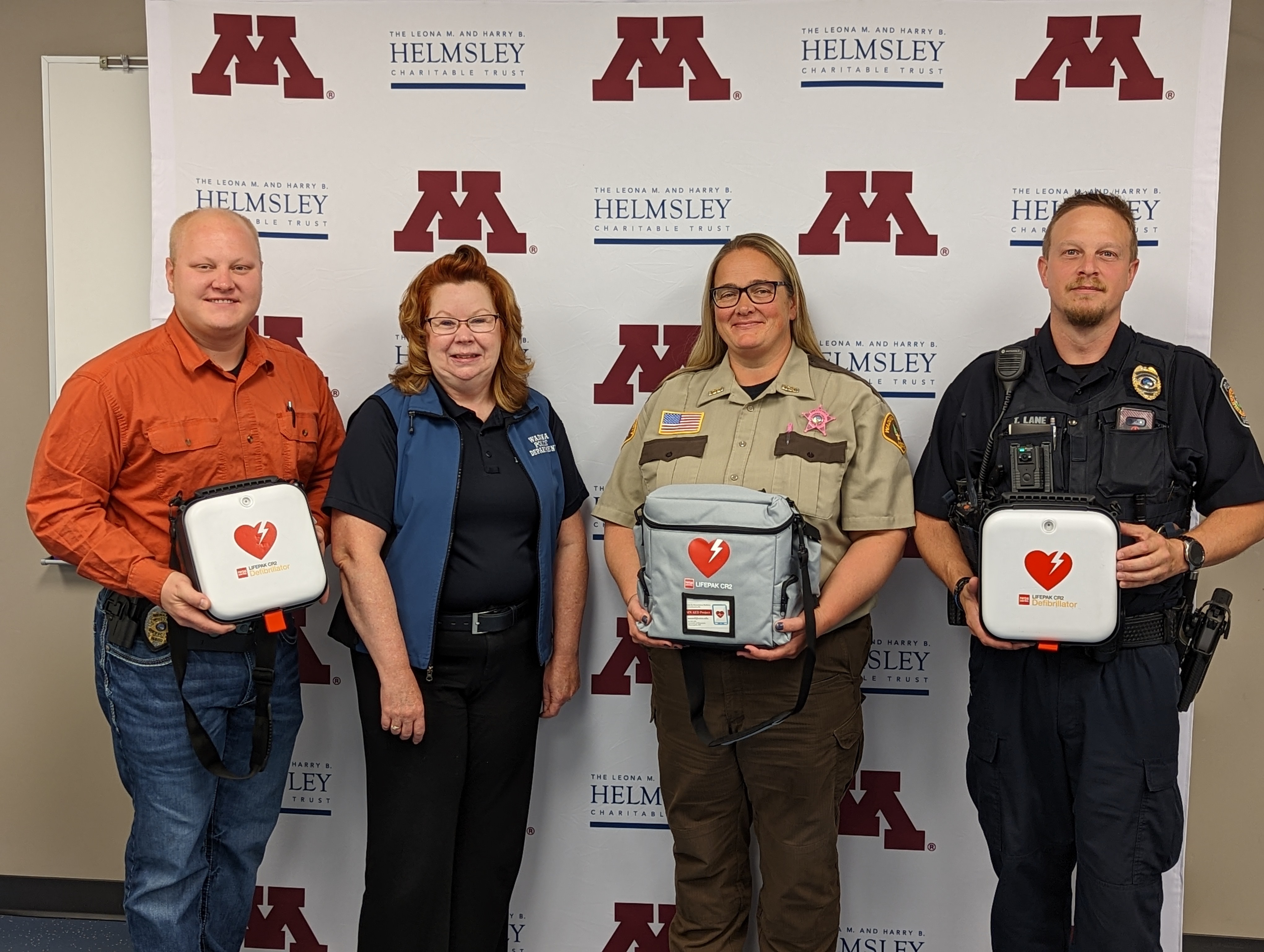 Local law enforcement receive AEDs through Helmsley Charitable Trust - Vimarsana News