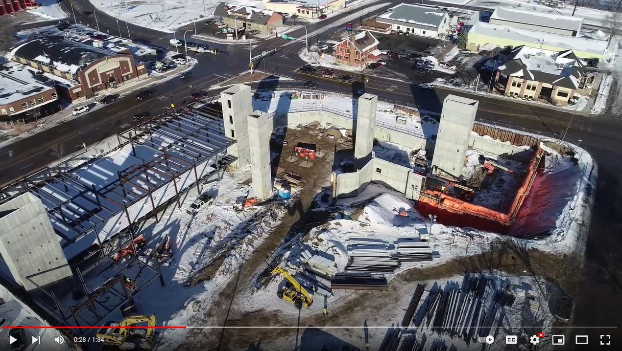 A snowy drone video update of the Broadway Rune project - Vimarsana News