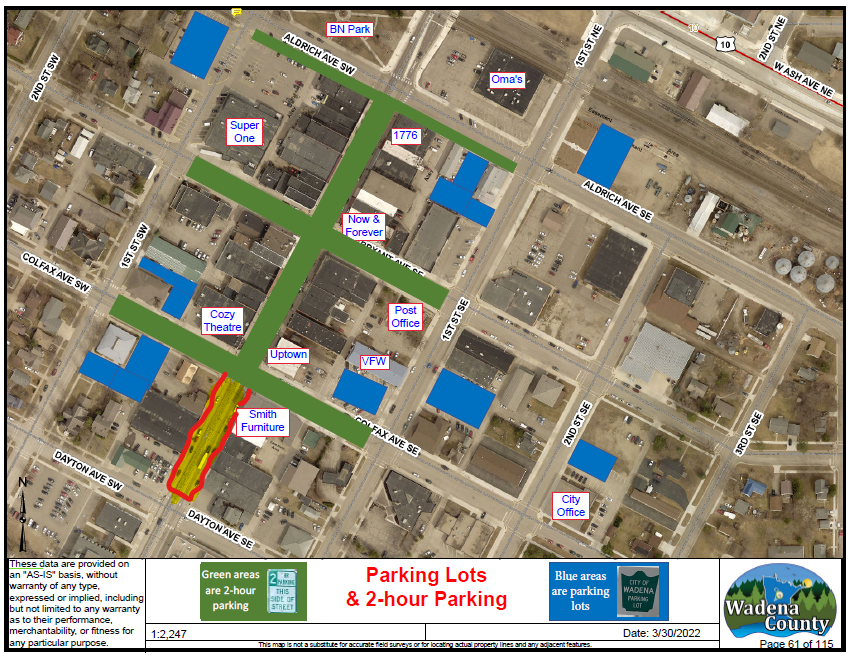 2-hour parking expands in downtown Wadena - Vimarsana News