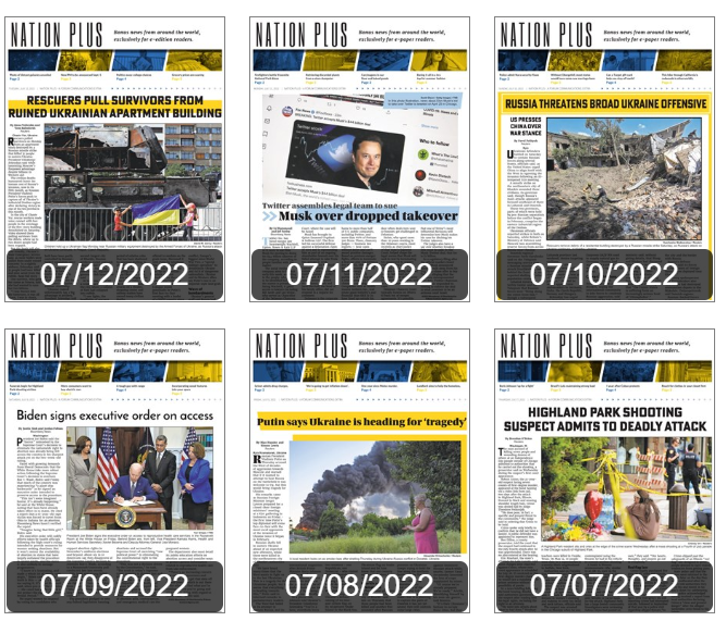 E-paper highlights: Echo Journal headlines July 7-13, 2022 - Vimarsana News