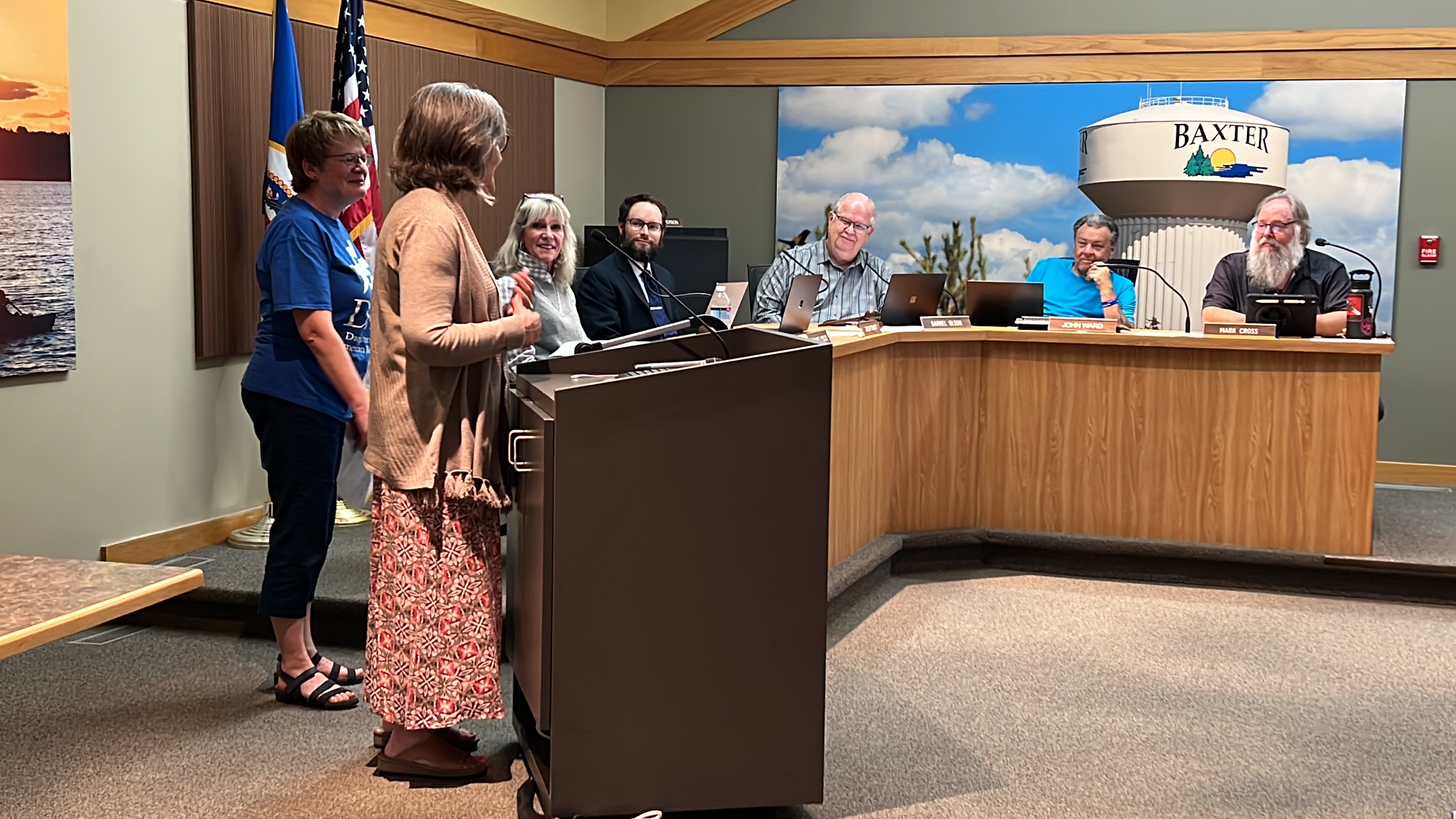Baxter City Council recognizes volunteers - Vimarsana News