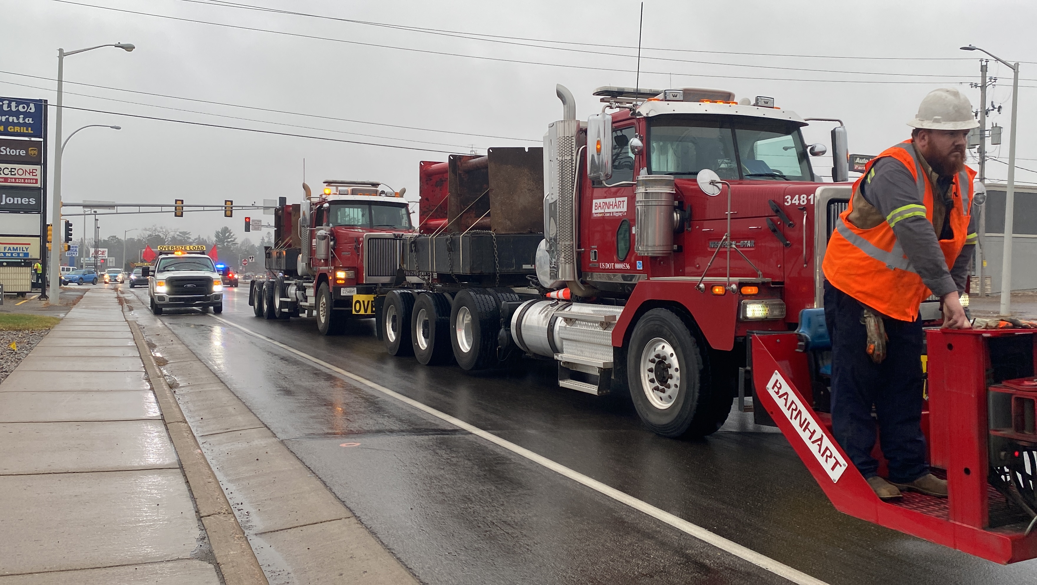 Huge turbine disrupts traffic Nov. 3 in Brainerd/Baxter - Vimarsana News