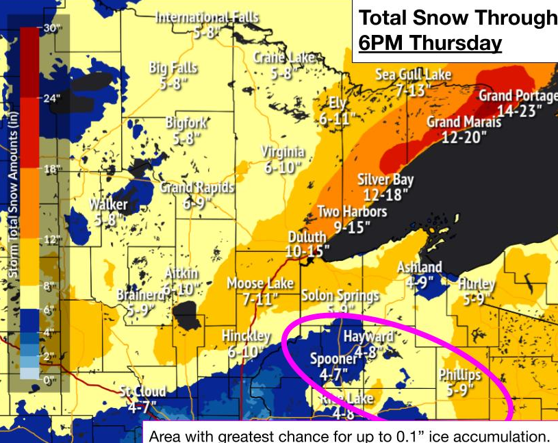 New forecast: 2 feet or more of new snow expected along higher hills near North Shore - Vimarsana News
