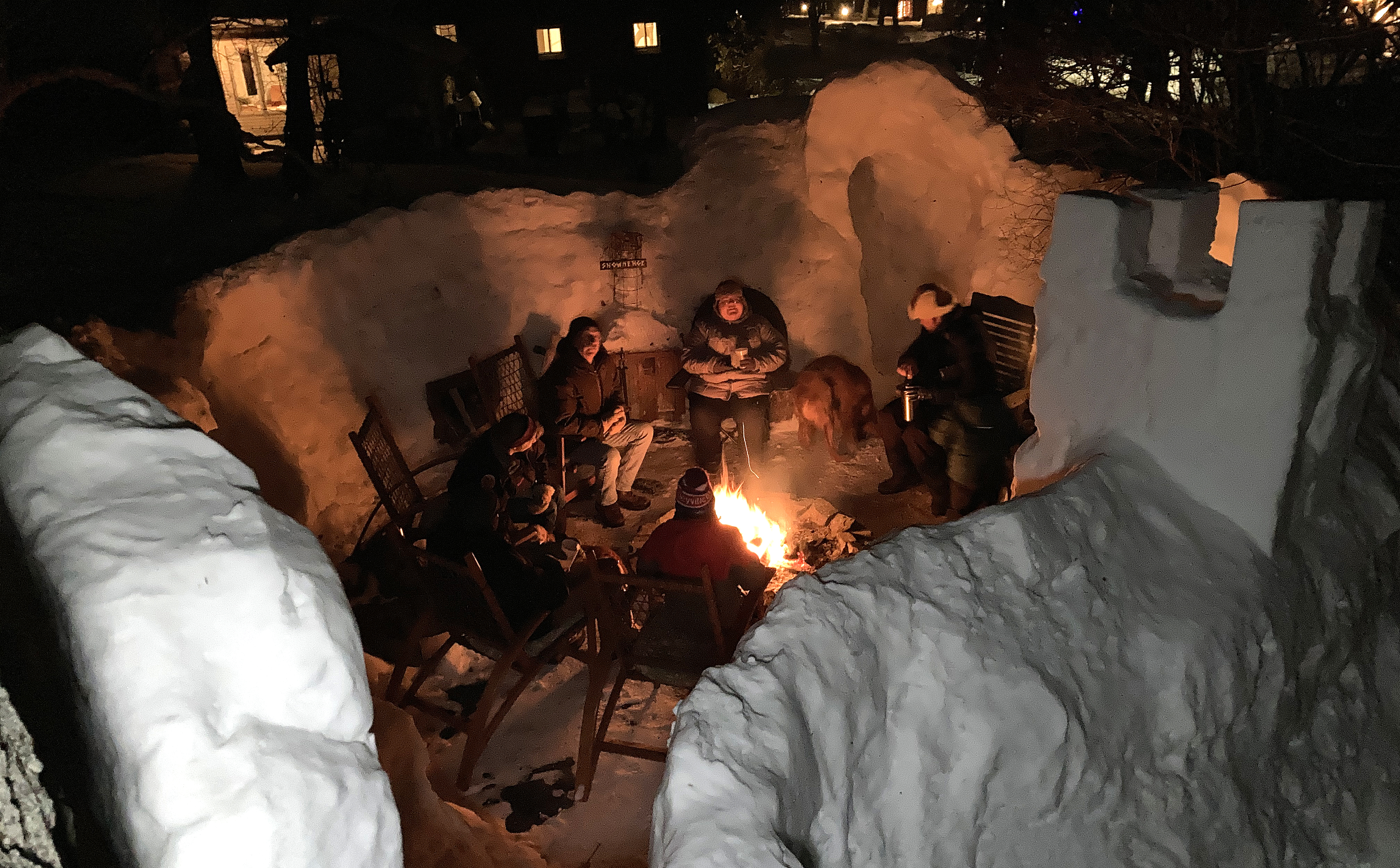'Snowhenge' rises again in Duluth's Woodland neighborhood, this time as a castle - Vimarsana News