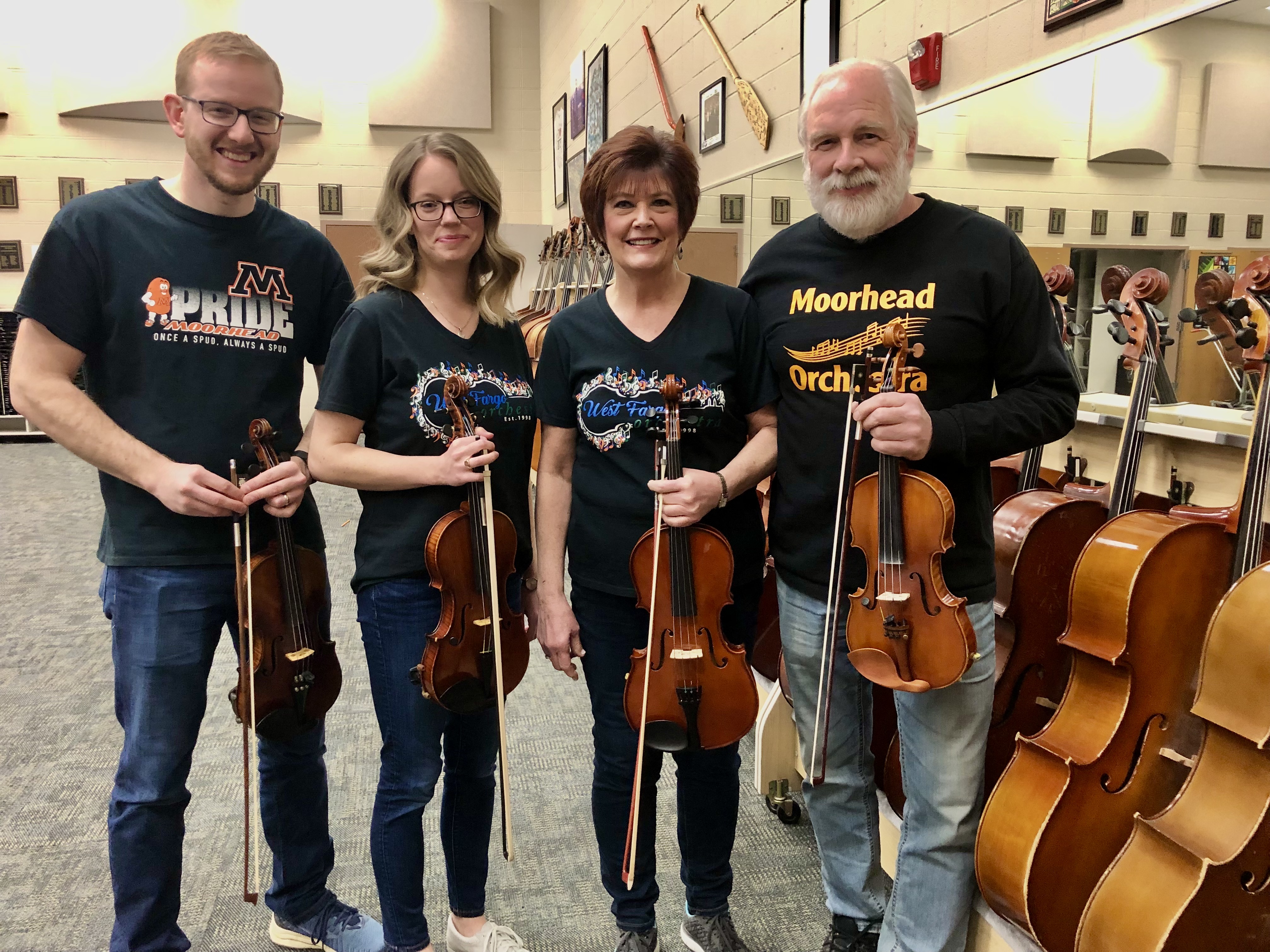 It's a symphony of spouses with 2 married couples all teaching orchestra in town - Vimarsana News